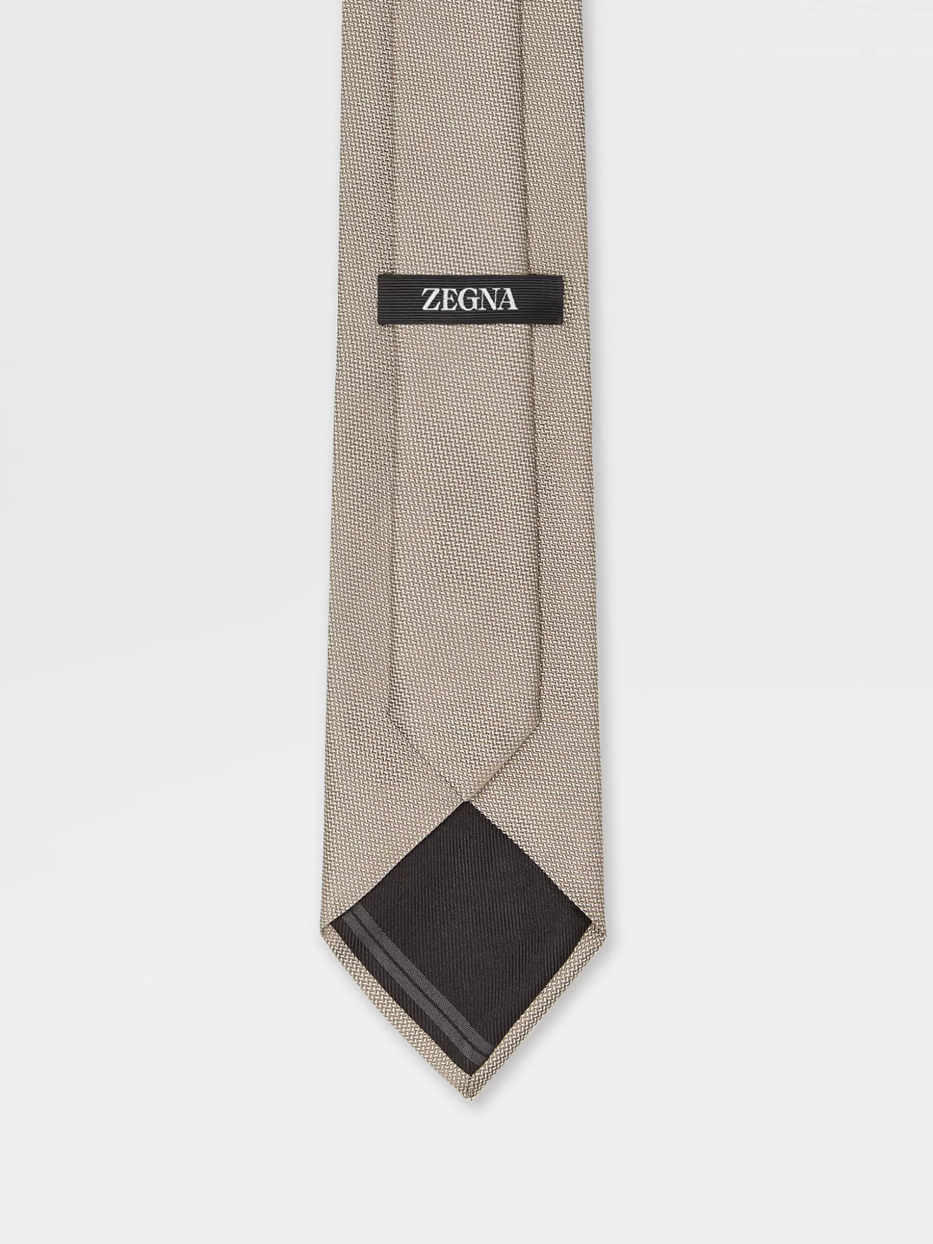 Men ZEGNA Jacquard Silk Tie