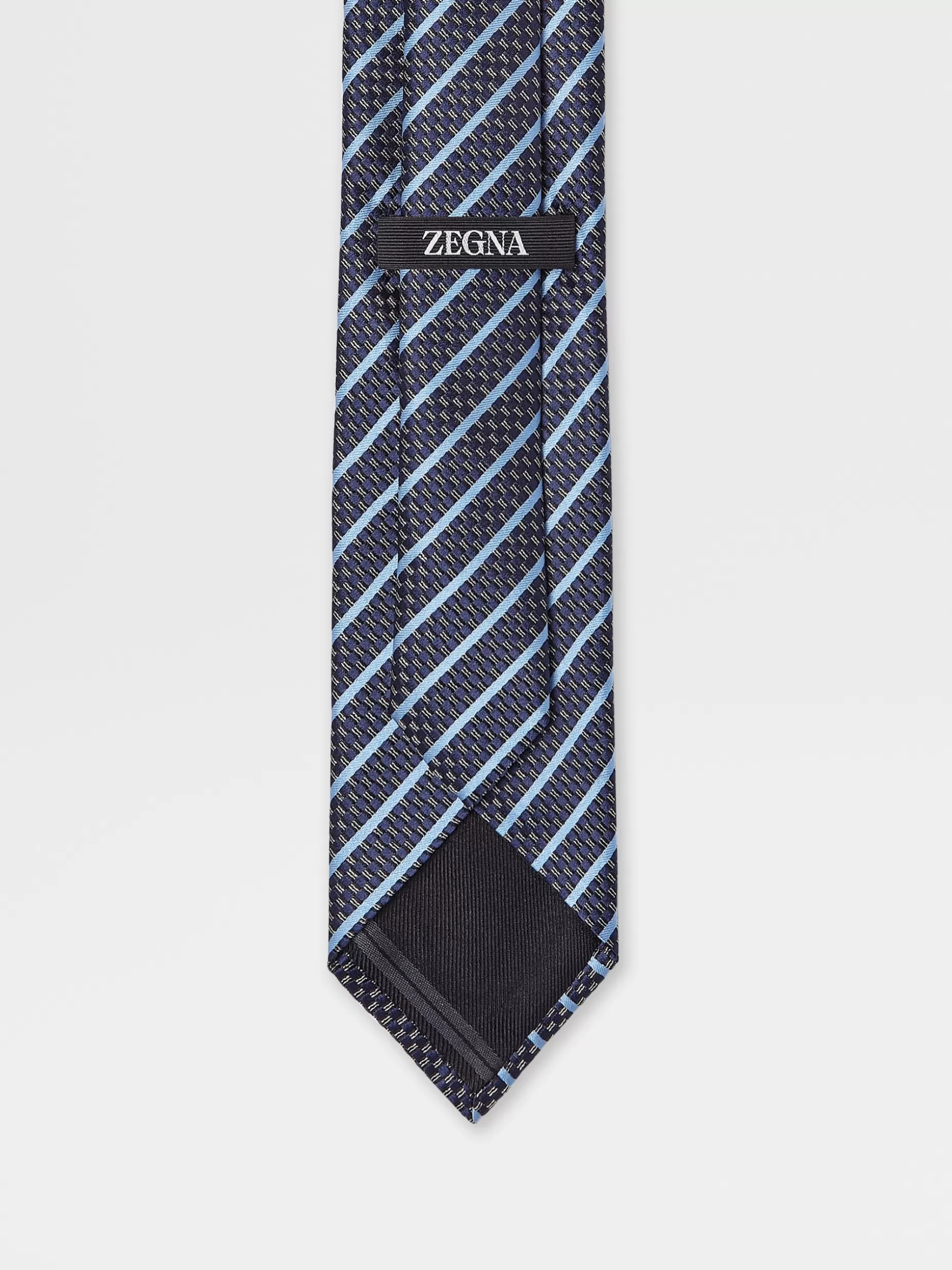 Men ZEGNA Jacquard Silk Tie