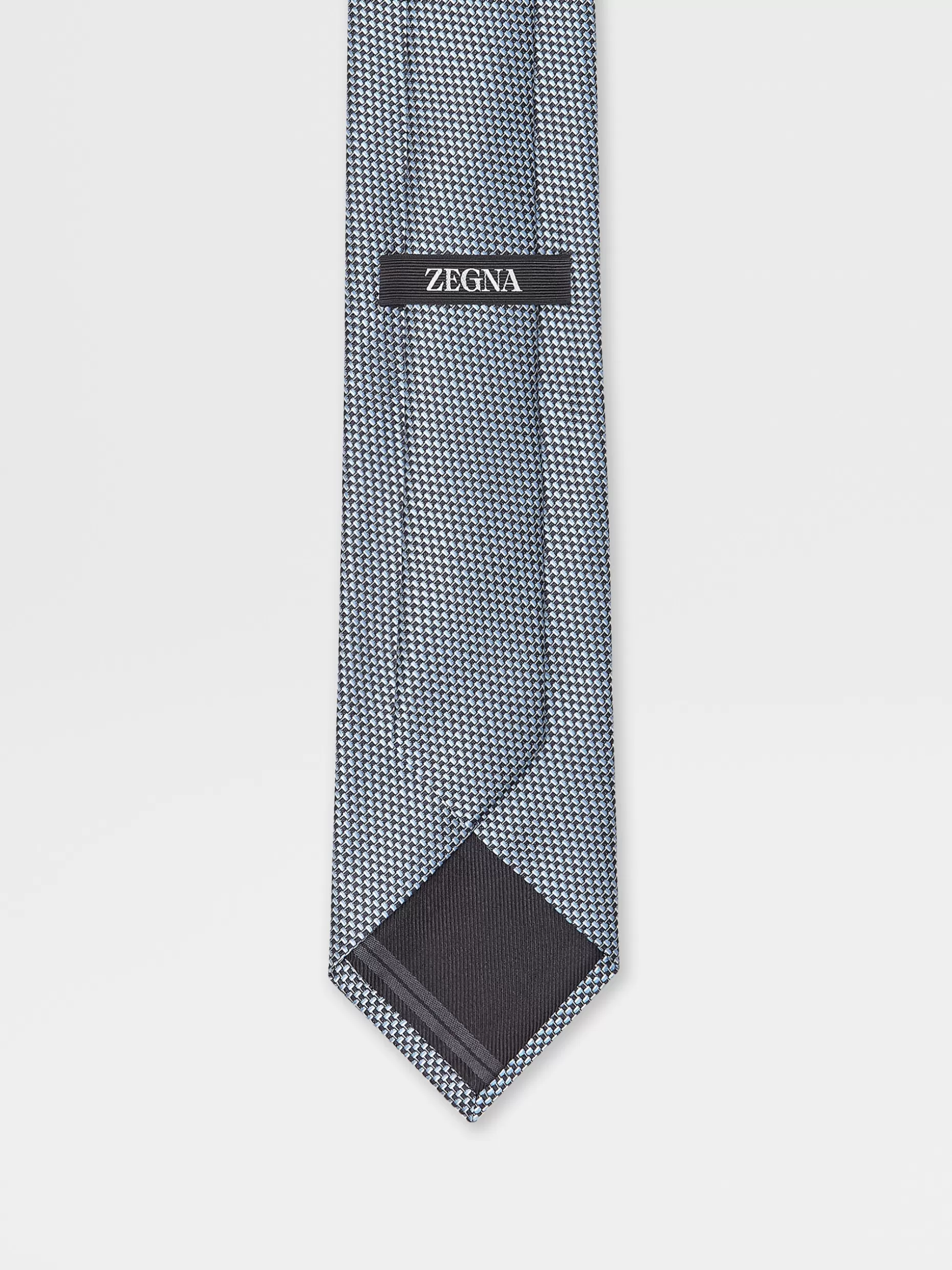 Men ZEGNA Jacquard Silk Tie