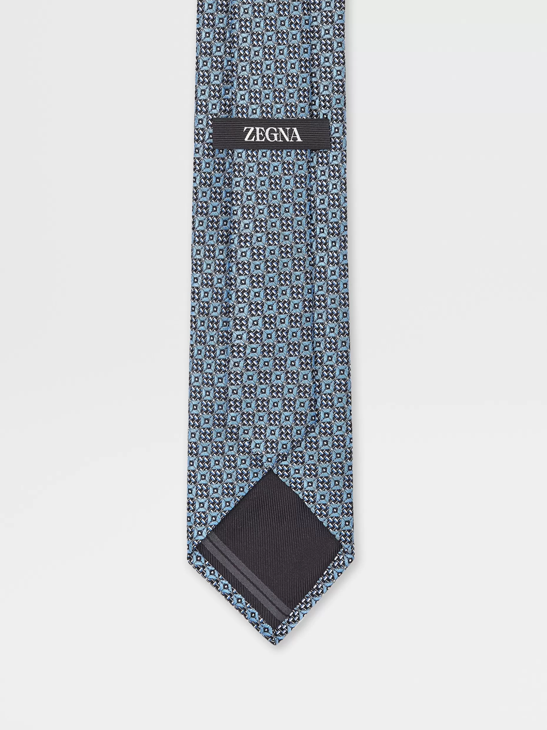 Men ZEGNA Jacquard Silk Tie