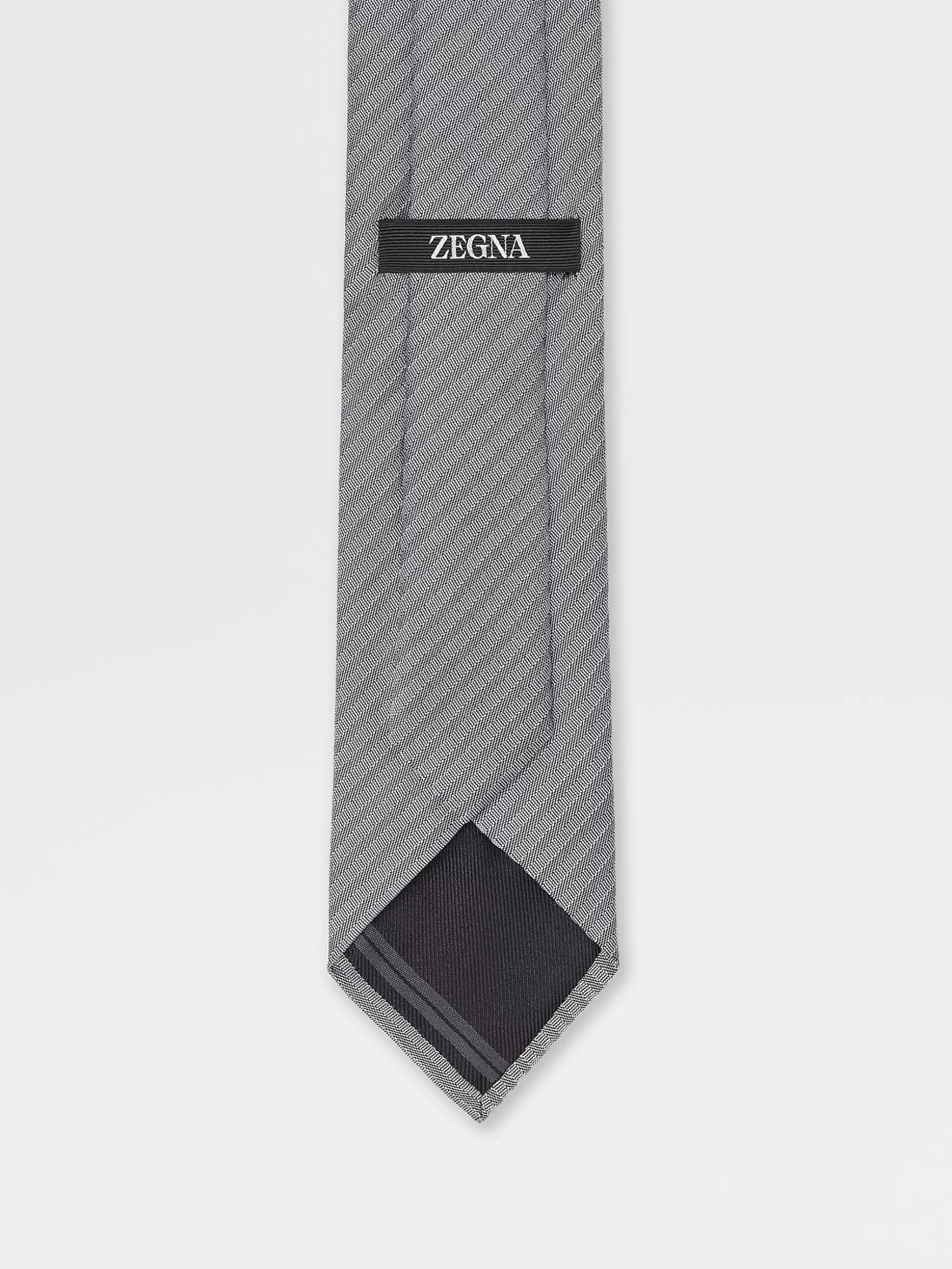 Men ZEGNA Jacquard Silk Tie