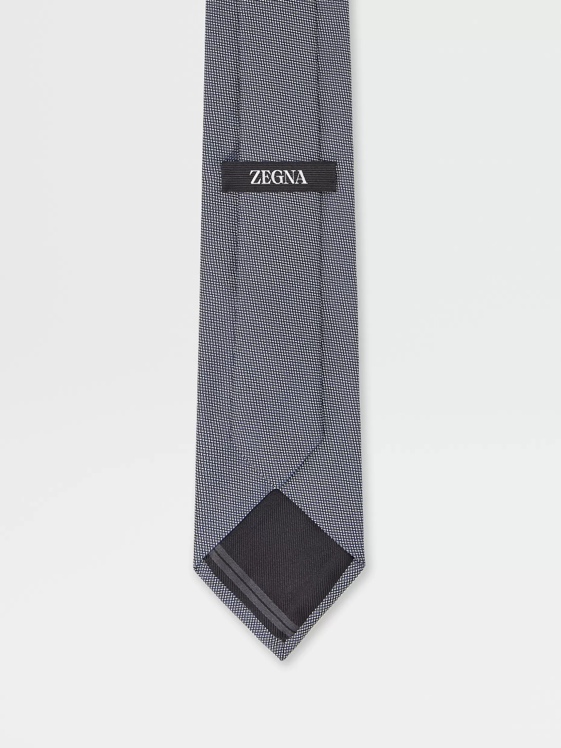 Men ZEGNA Jacquard Silk Tie