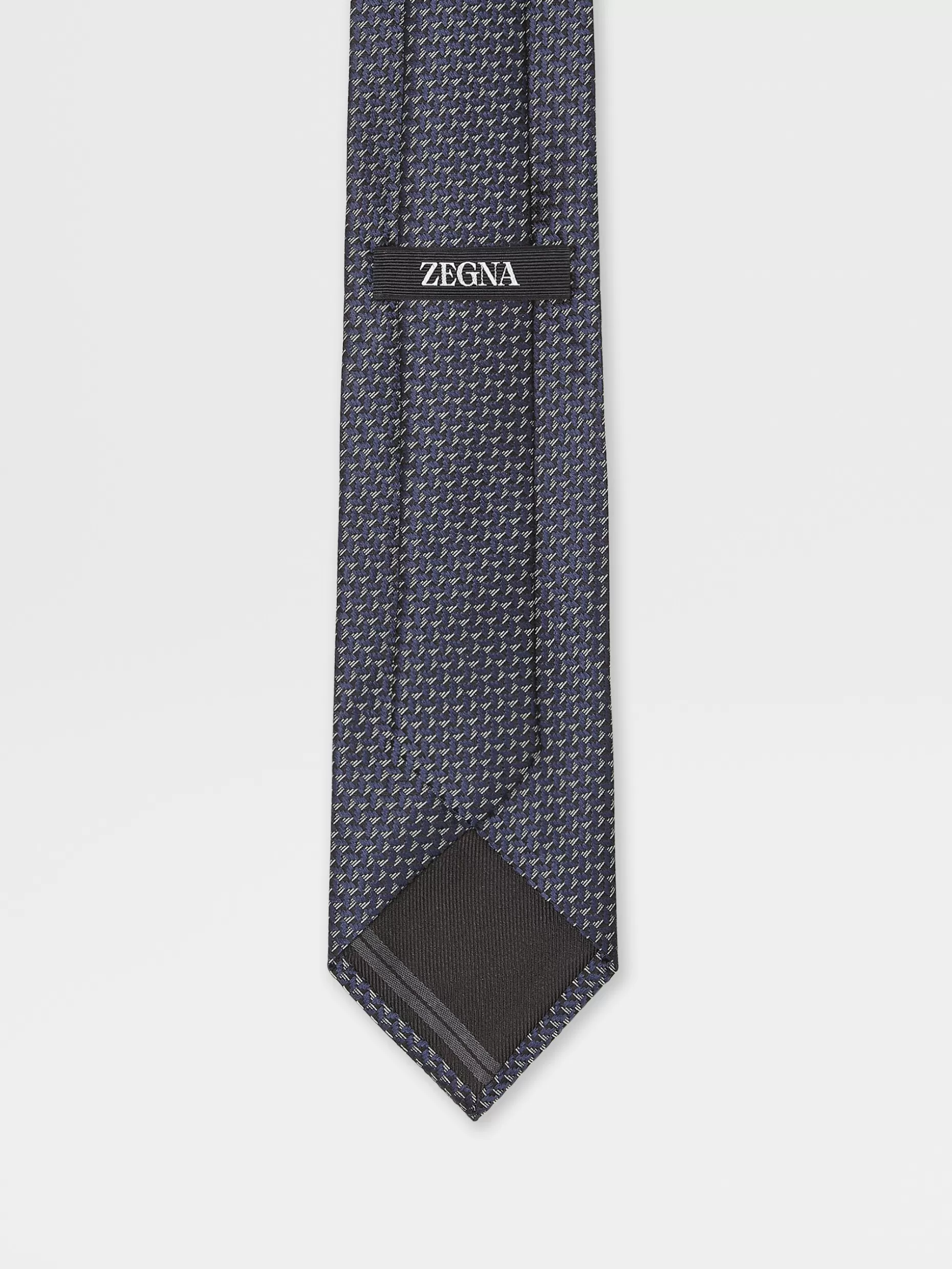 Men ZEGNA Jacquard Silk Tie