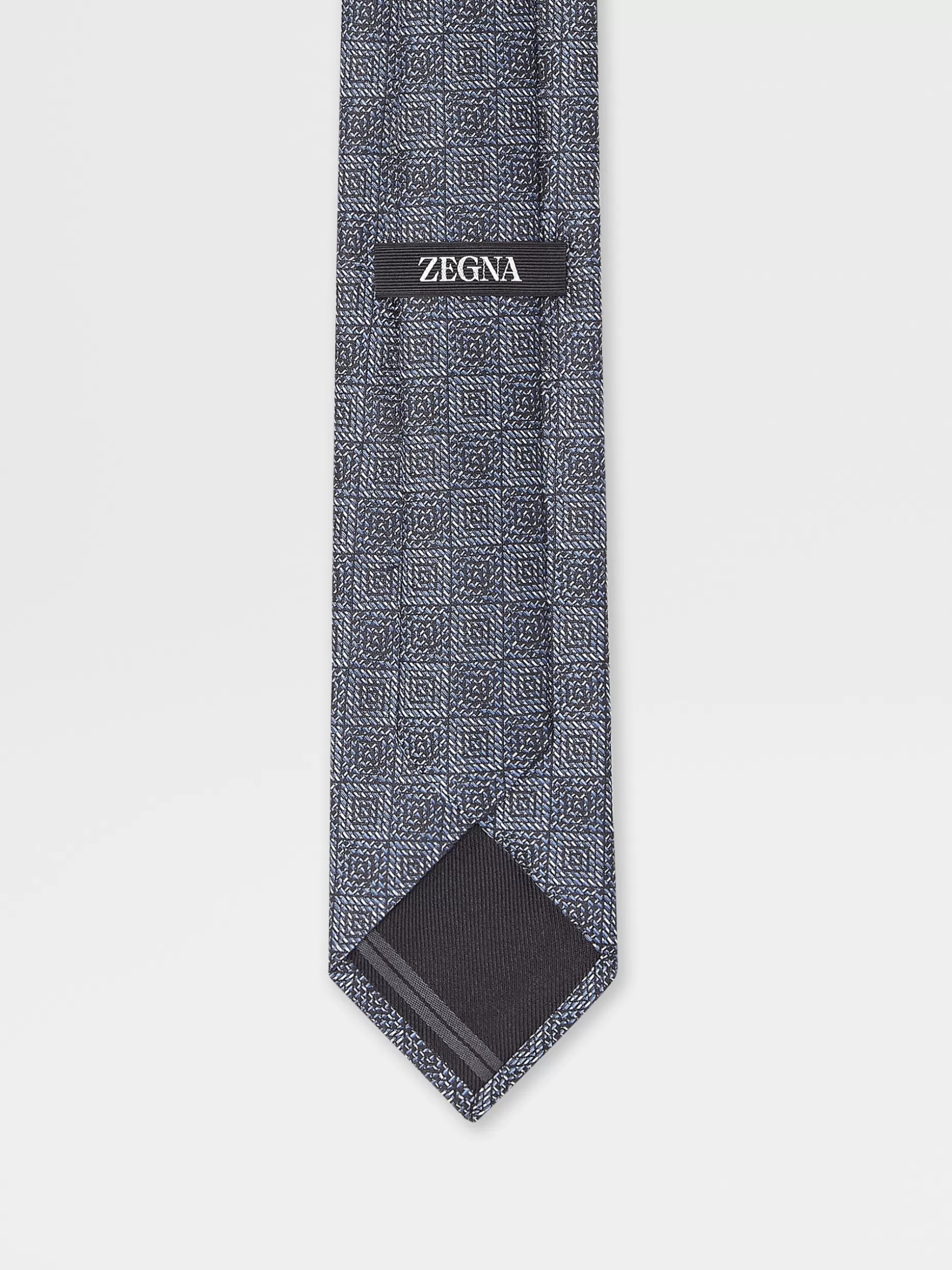 Men ZEGNA Jacquard Silk Tie