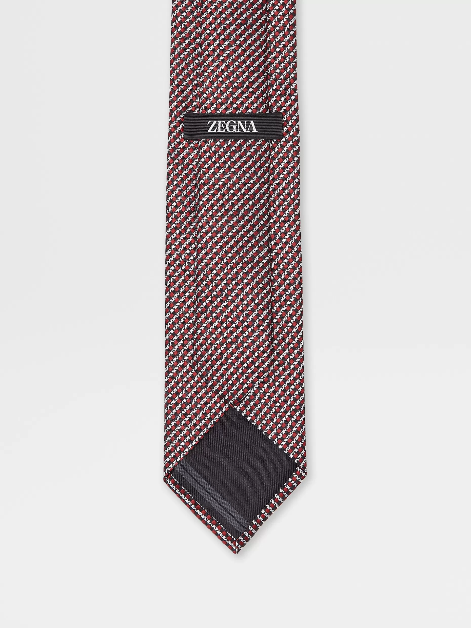 Men ZEGNA Jacquard Silk Tie