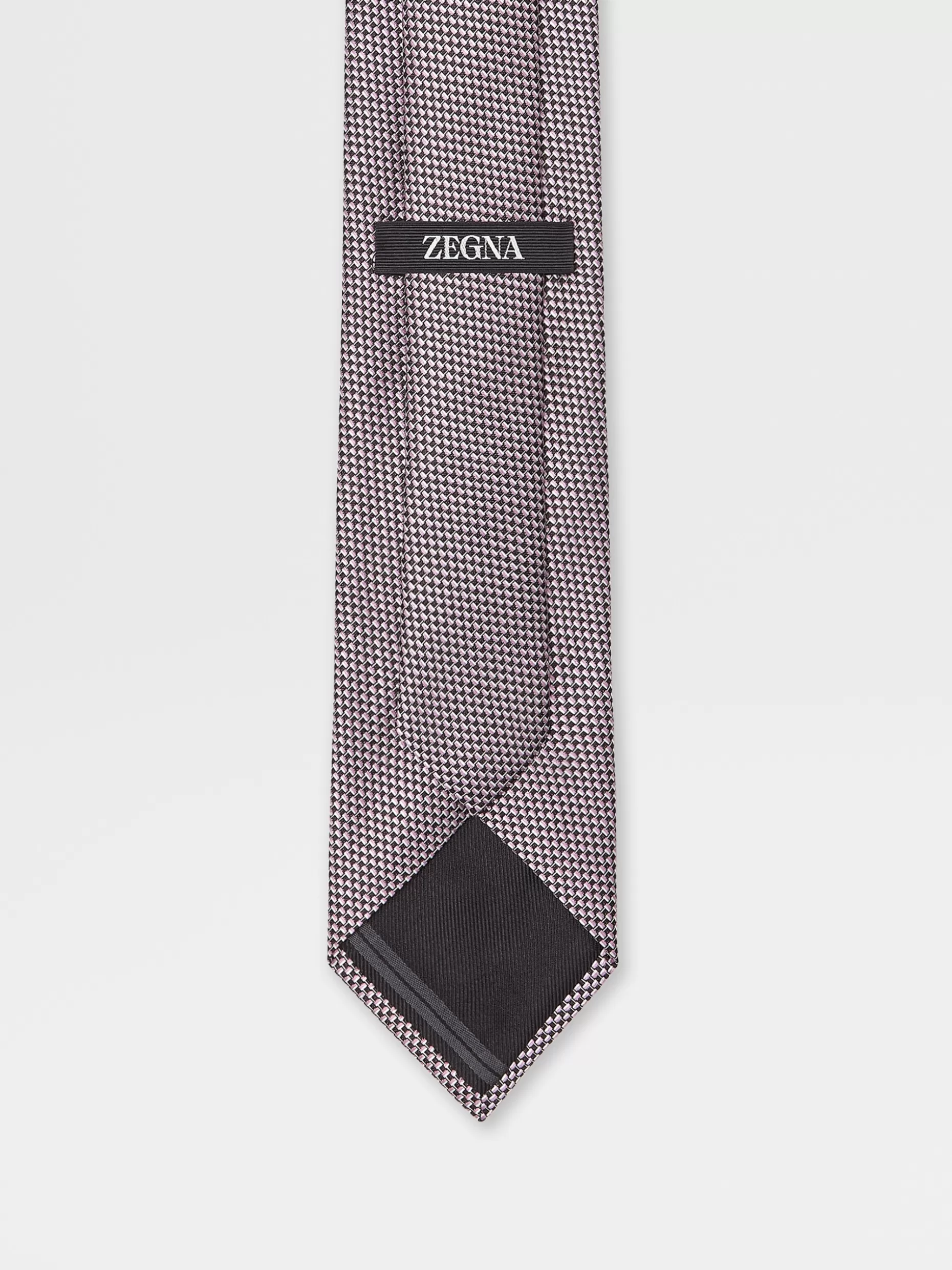 Men ZEGNA Jacquard Silk Tie