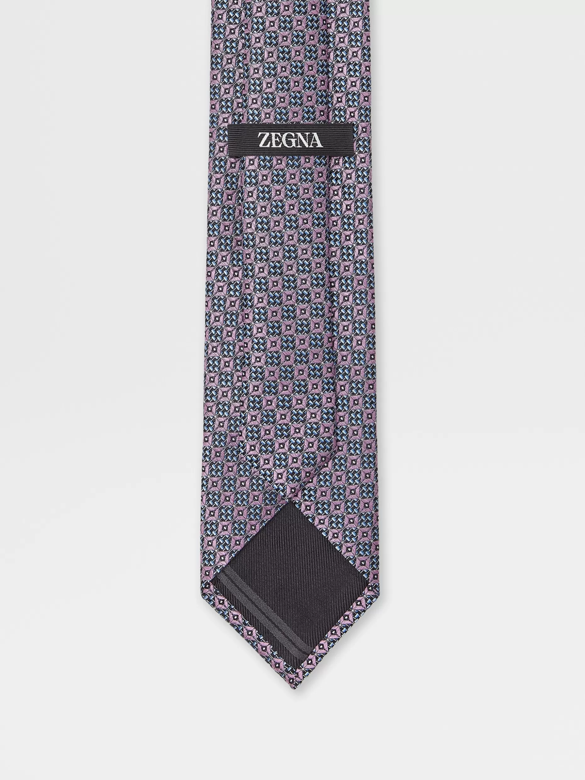 Men ZEGNA Jacquard Silk Tie