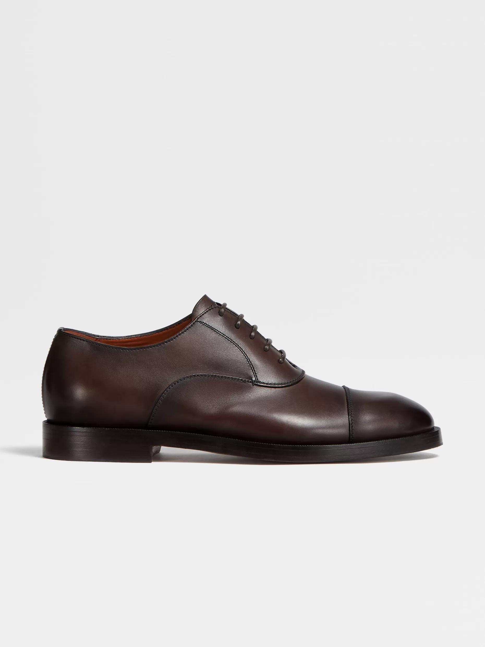 Men ZEGNA Leather Torino Oxford Shoes