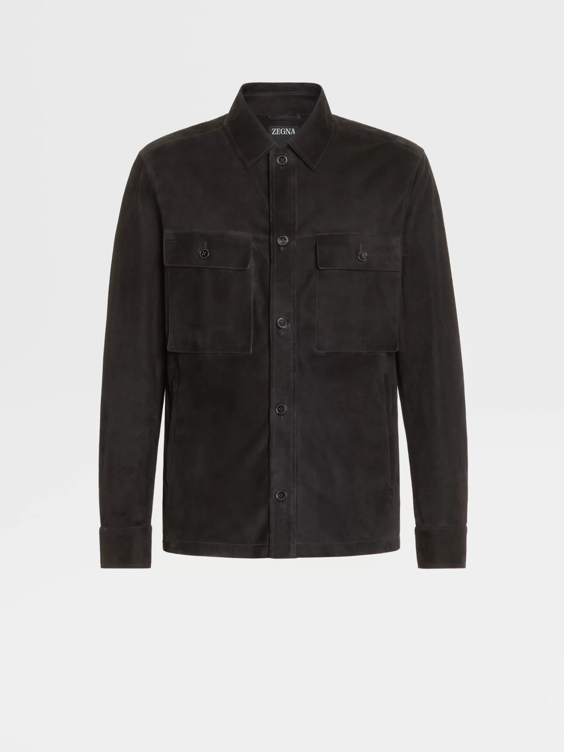 Men ZEGNA Light Suede Overshirt