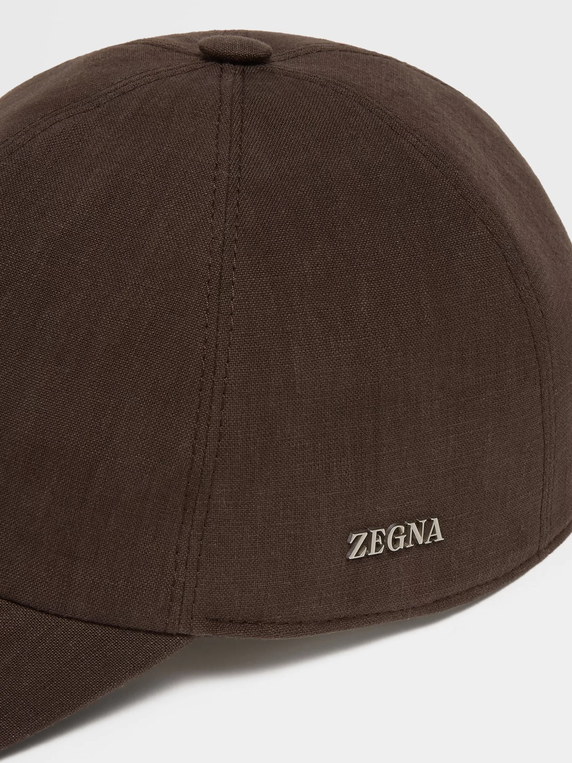 Men ZEGNA Linen Baseball Cap