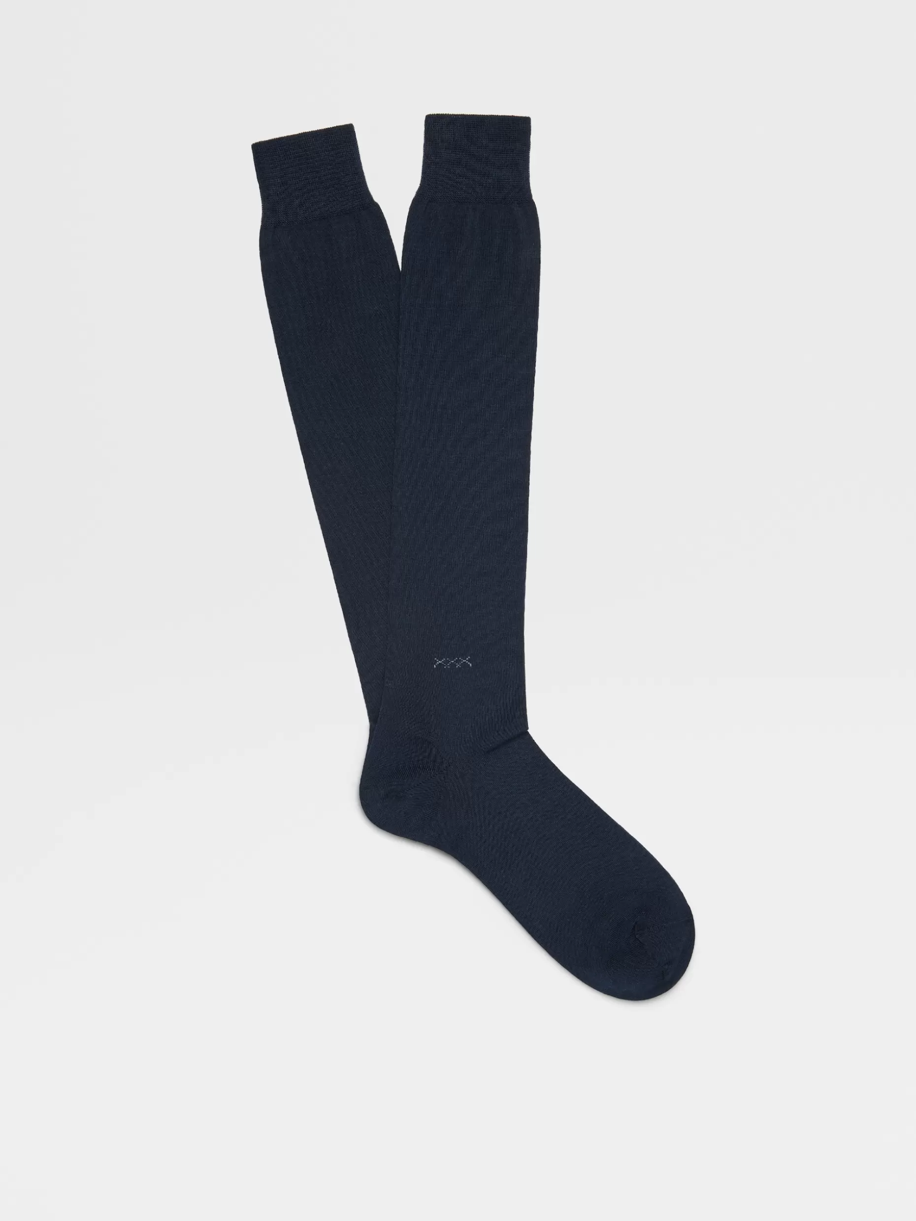 Men ZEGNA Lyocell Blend Everyday Triple X Mid Calf Socks