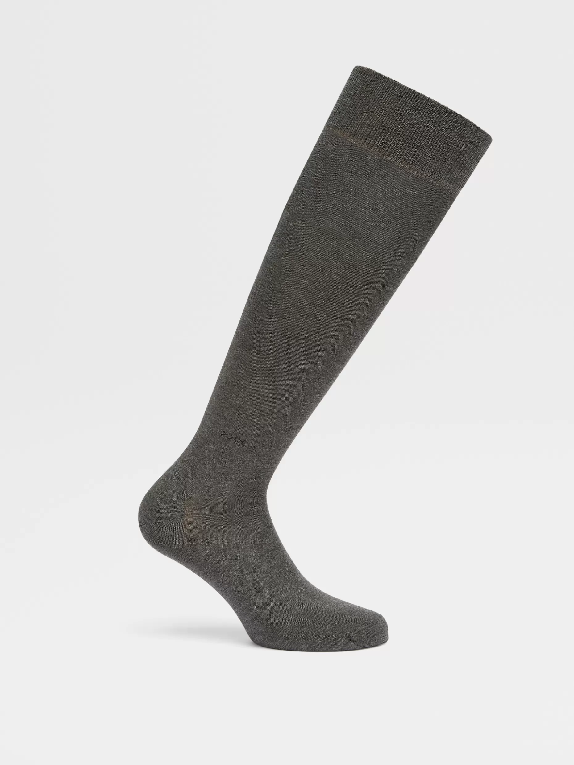 Men ZEGNA Lyocell Blend Everyday Triple X Mid Calf Socks