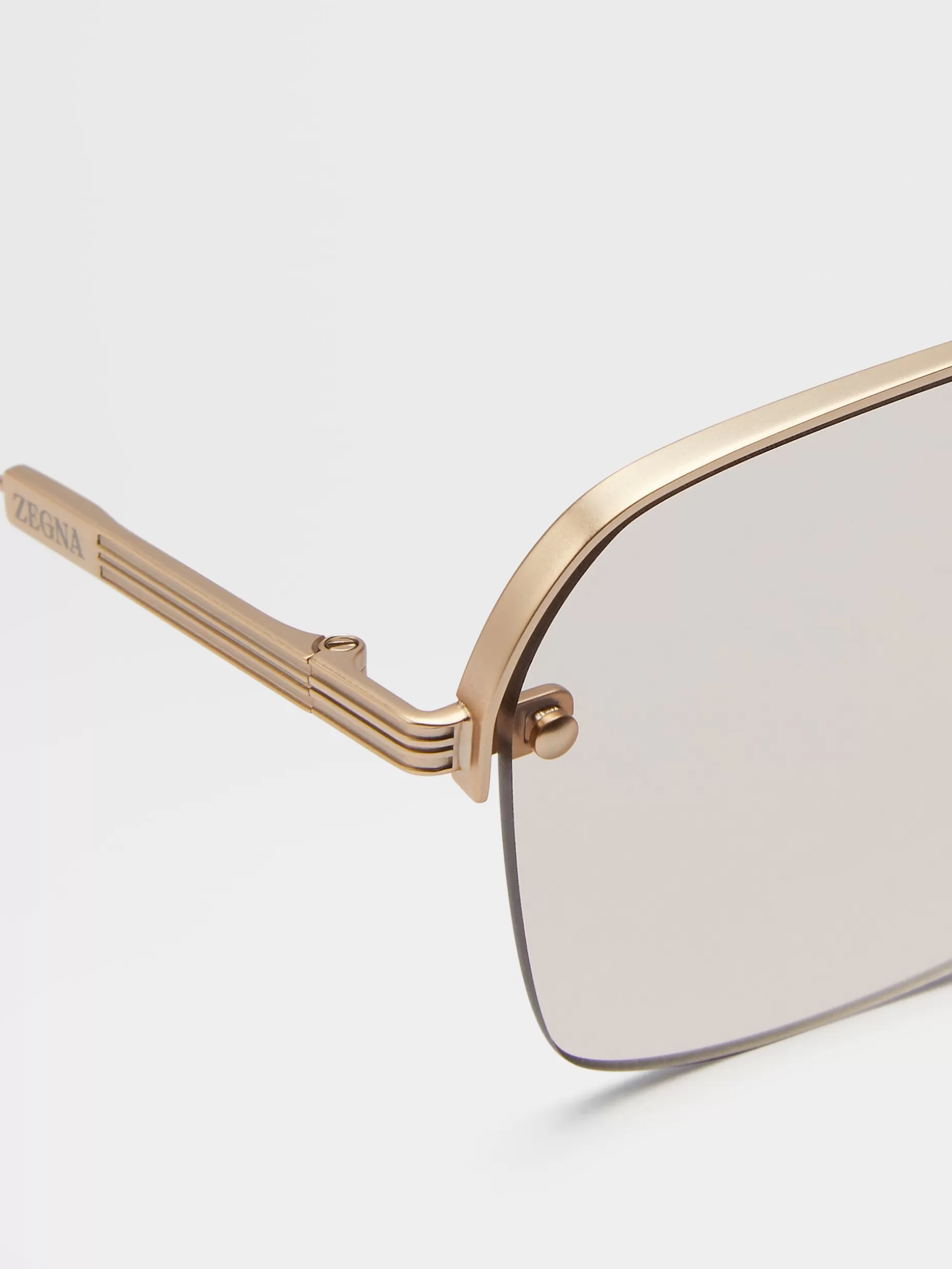 Men ZEGNA Metal Sunglasses