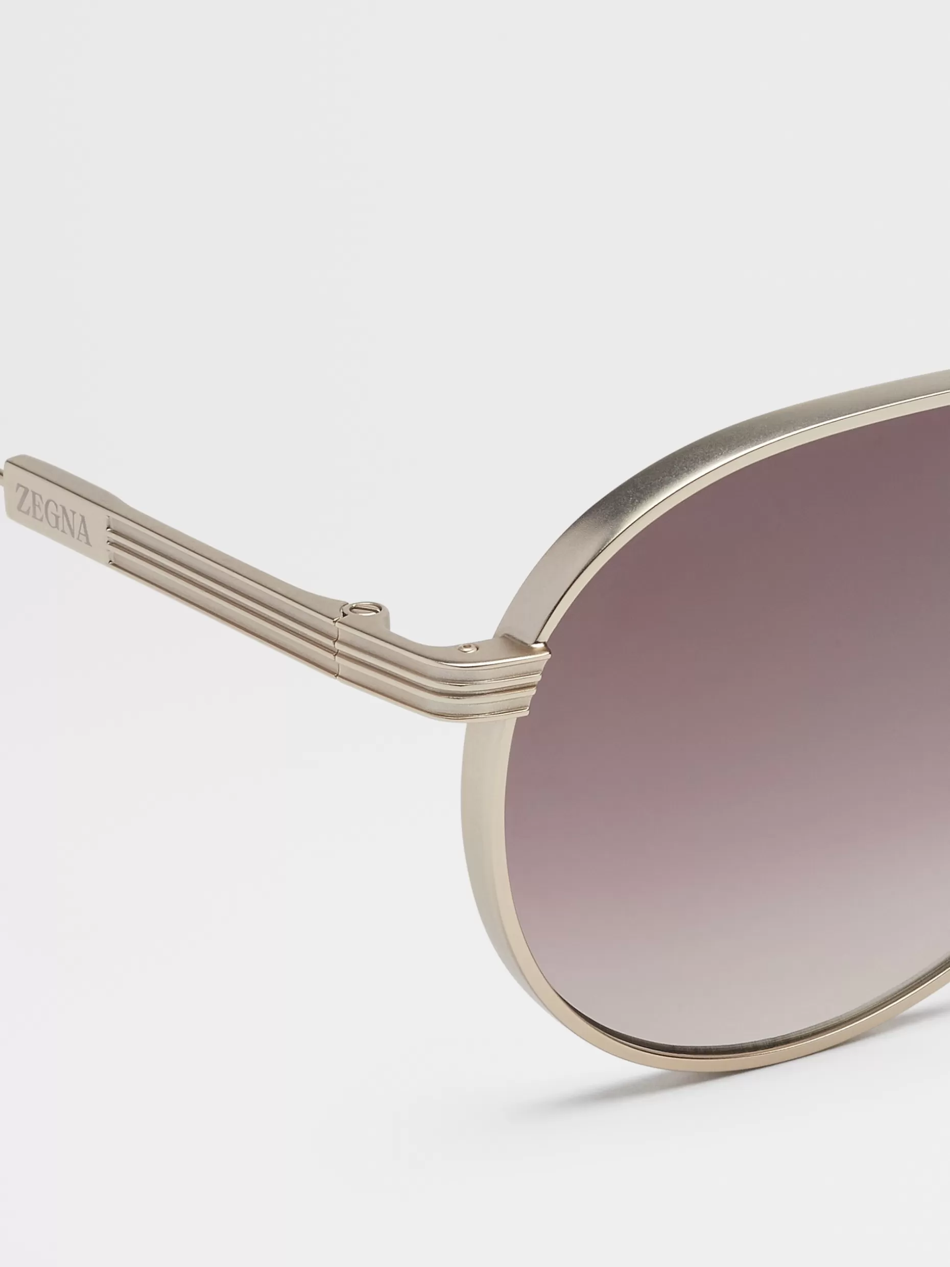 Men ZEGNA Metal Sunglasses