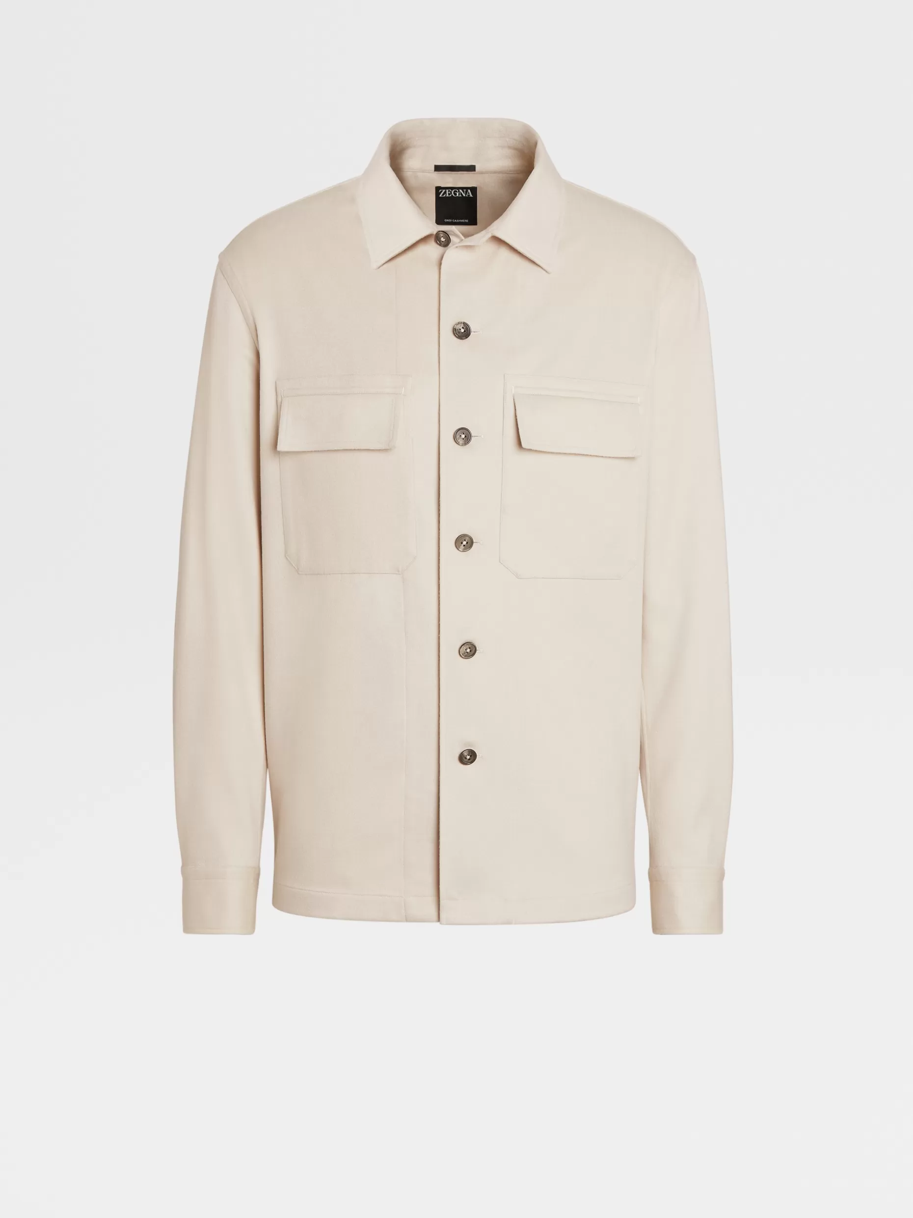 Men ZEGNA Off-White Oasi Cashmere Overshirt