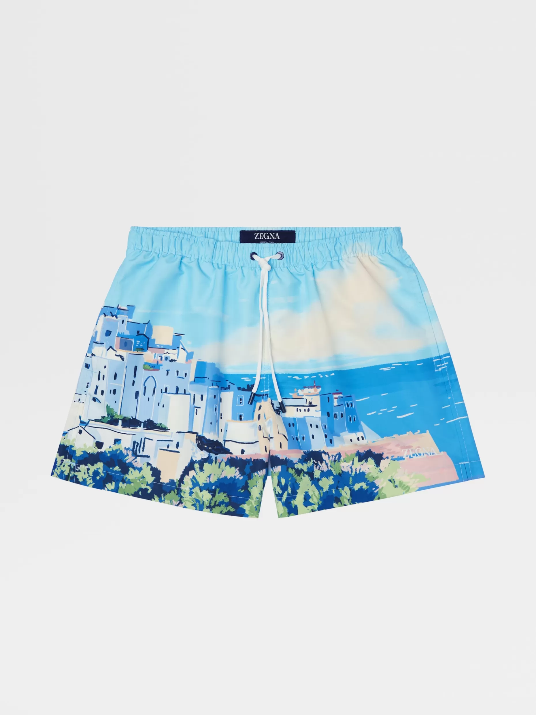 Men ZEGNA Ostuni Watercolor Swim Boxers