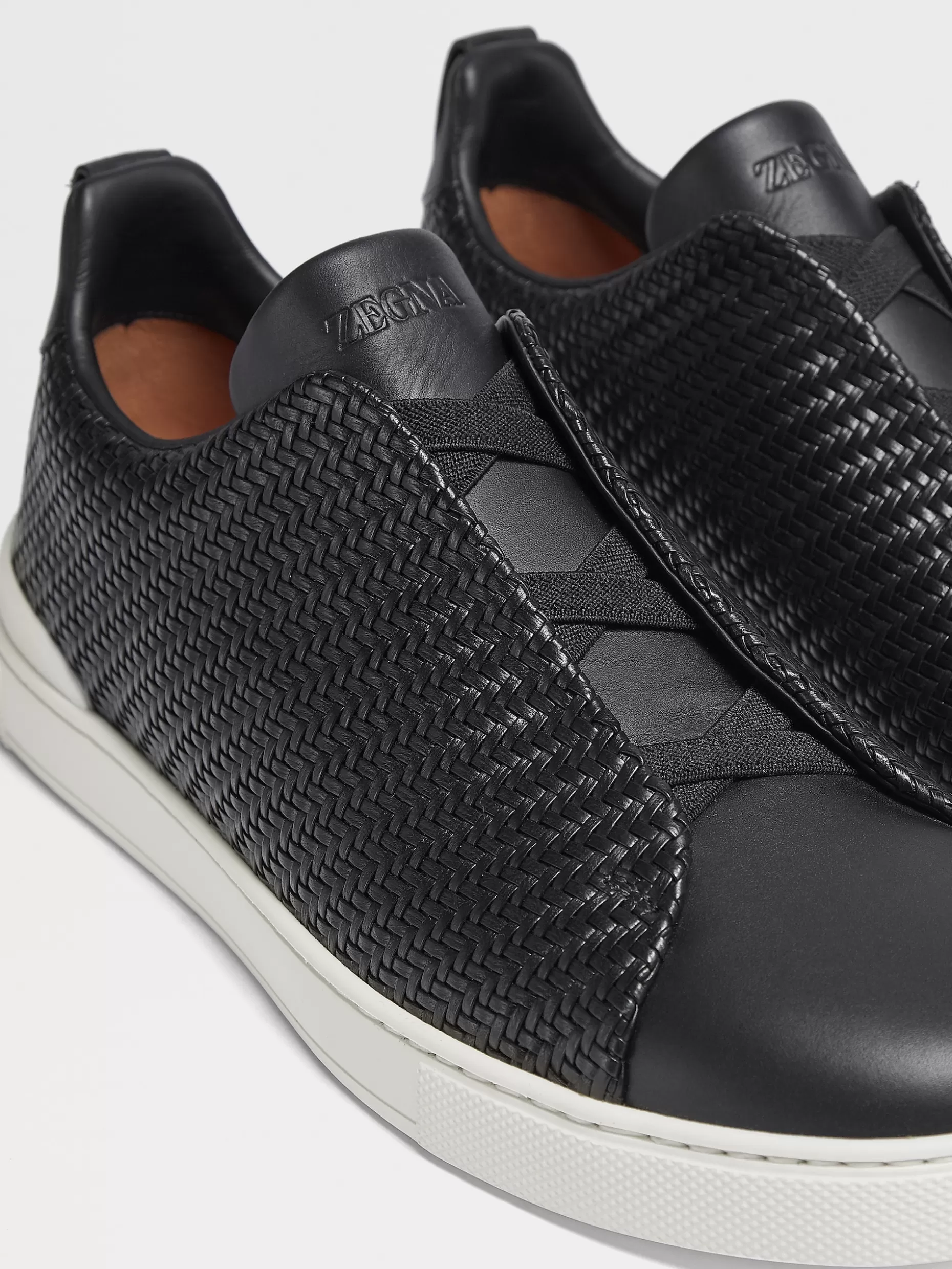 Men ZEGNA Pelletessuta™ Triple Stitch™ Low Top Sneakers