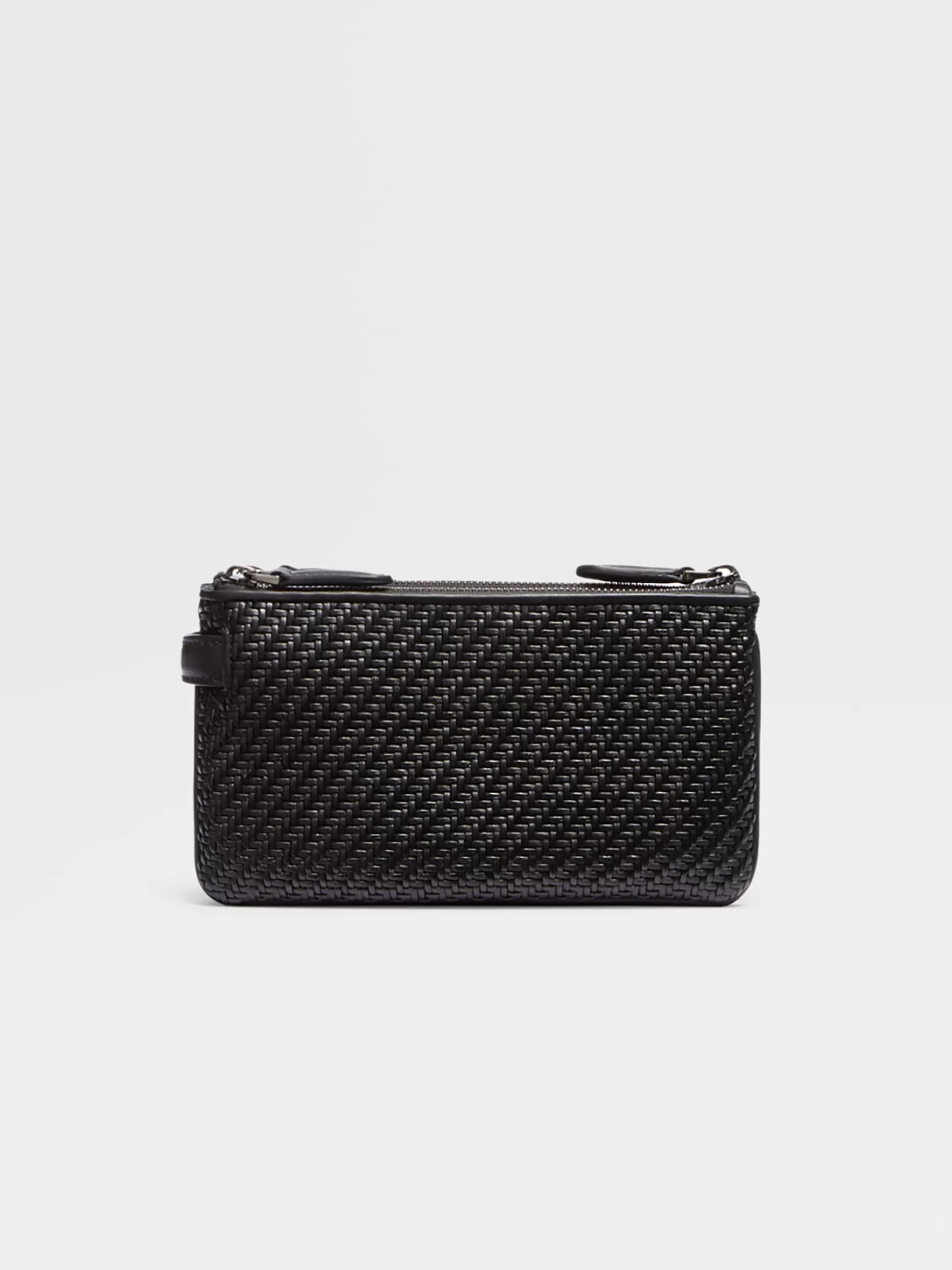 Men ZEGNA Pelletessuta™ Triple Zip Pouch