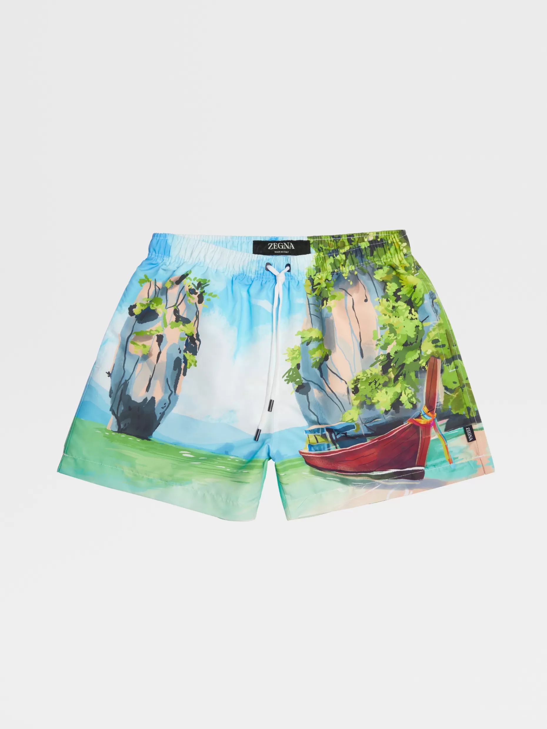 Men ZEGNA Phuket Watercolor Swim Boxers