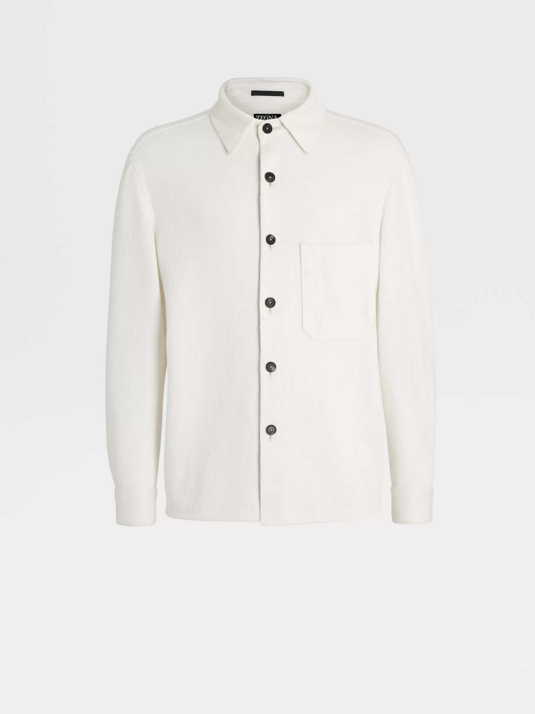 Men ZEGNA Pure Linen Overshirt