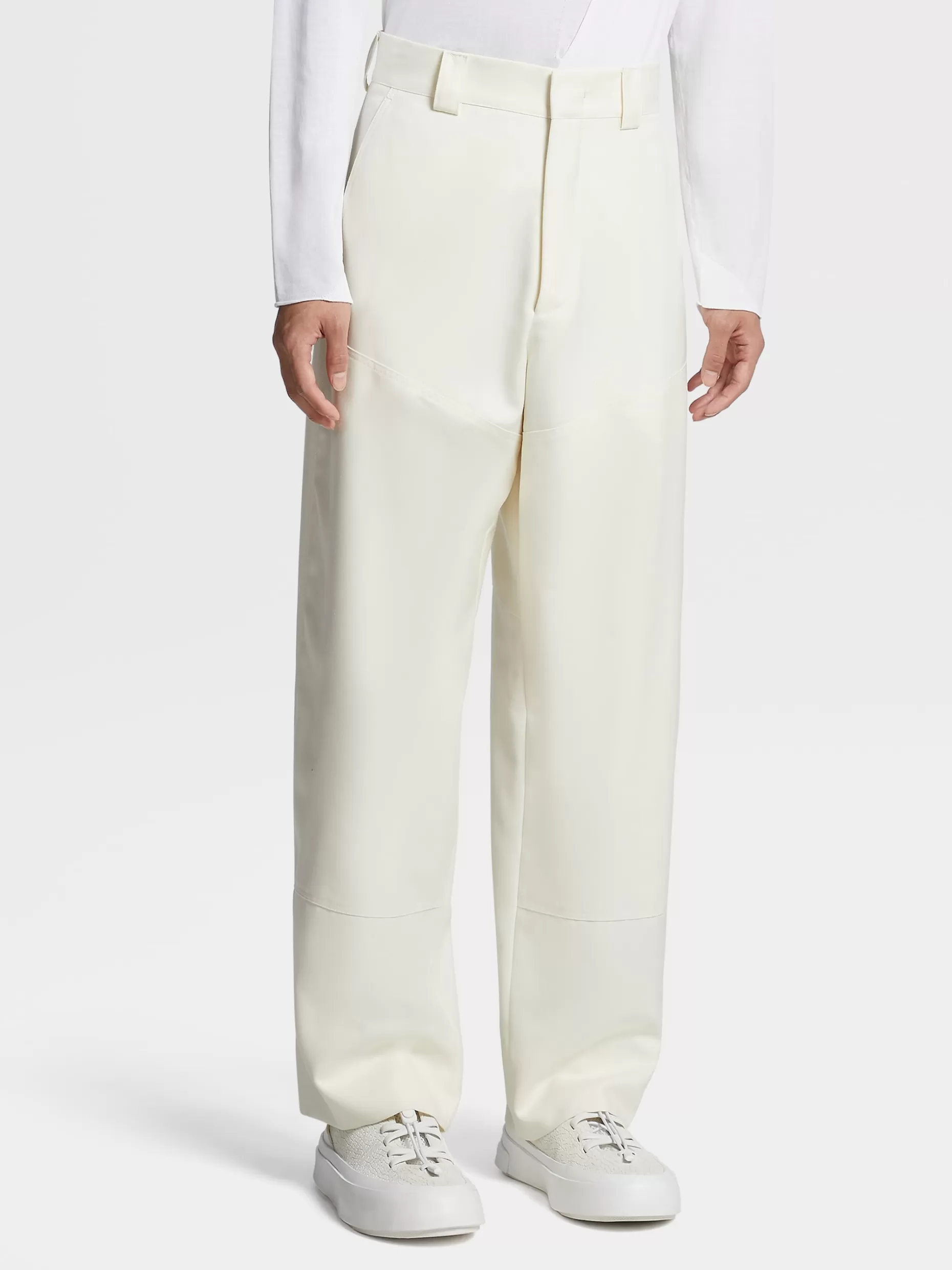 Men ZEGNA Pure Wool Workwear Pants