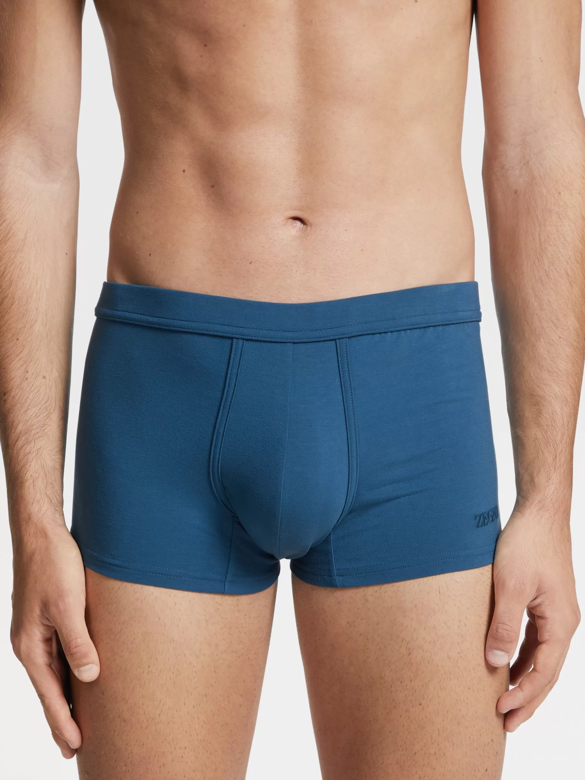 Men ZEGNA Seacell Modal And Lyocell Trunks