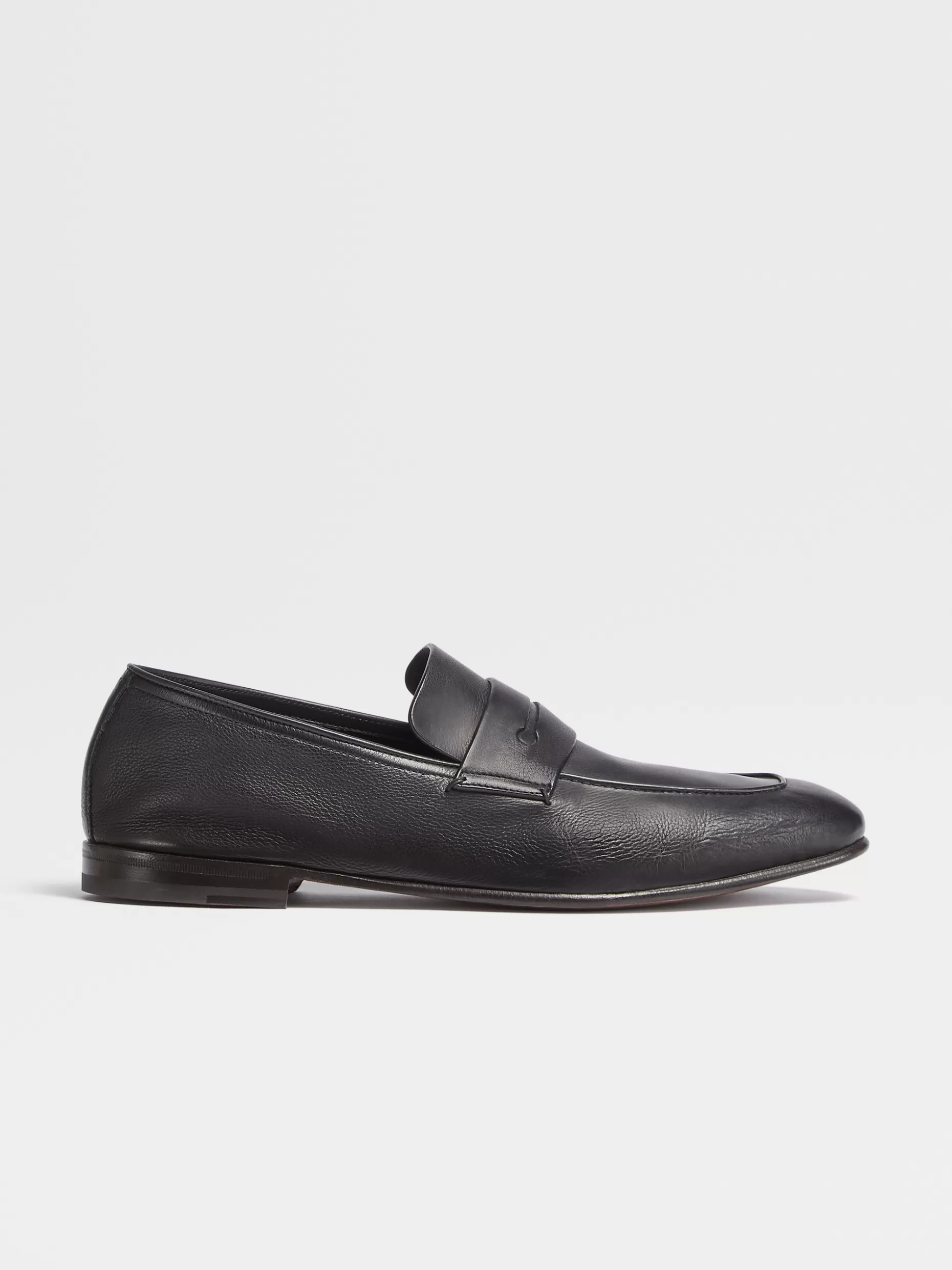 Men ZEGNA Soft Leather L'Asola Loafers