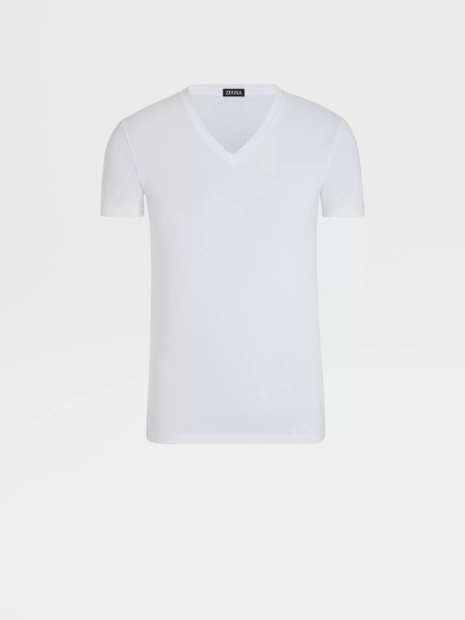 Men ZEGNA Stretch Cotton T-Shirt