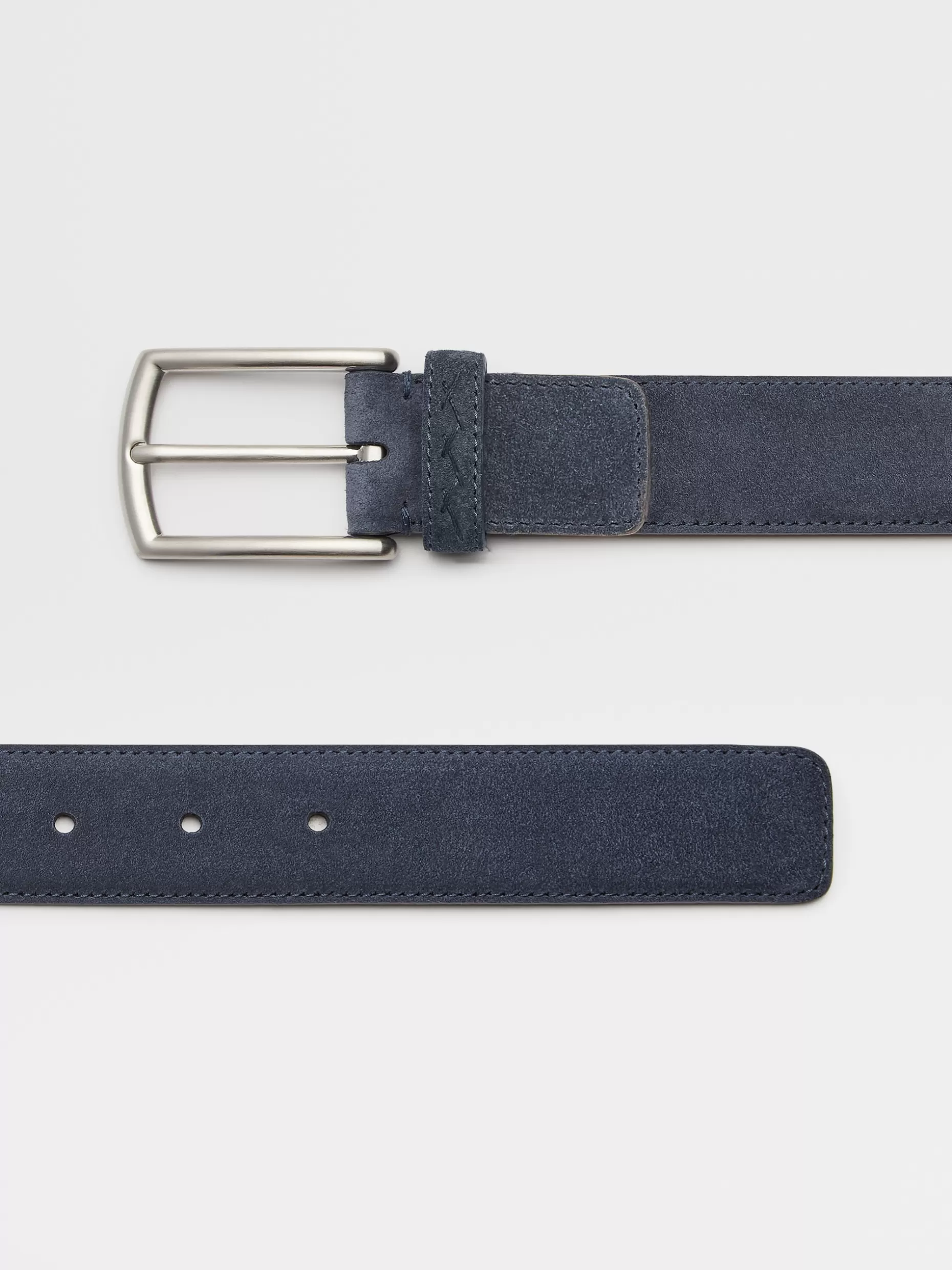 Men ZEGNA Suede Free-Sized Belt