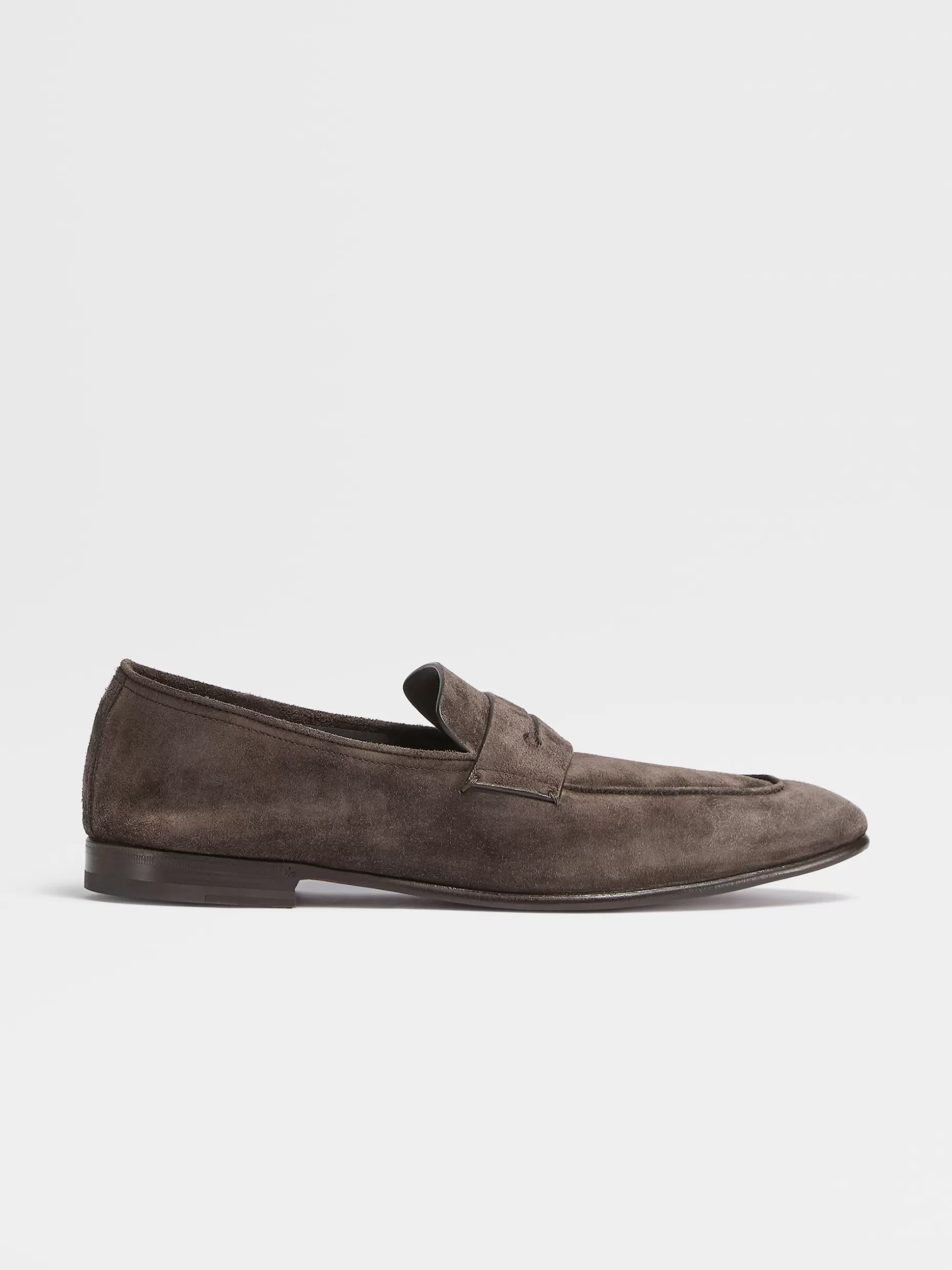 Men ZEGNA Suede L'Asola Loafers