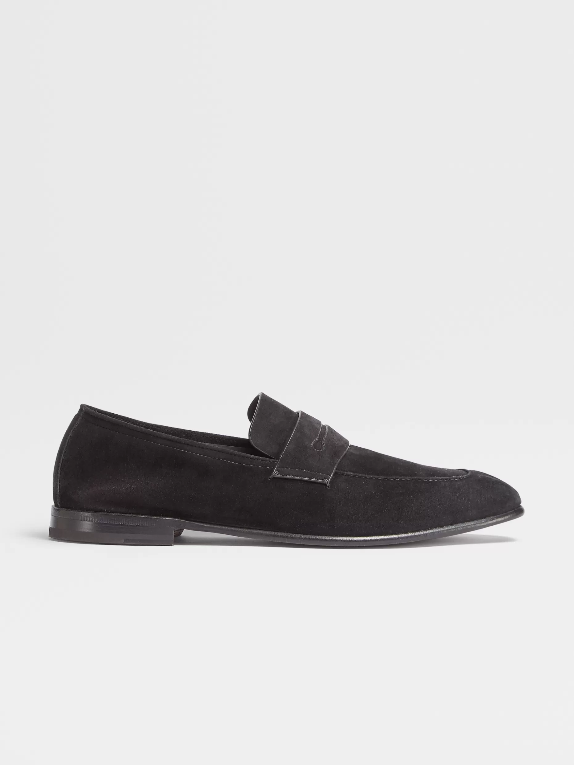 Men ZEGNA Suede L'Asola Loafers