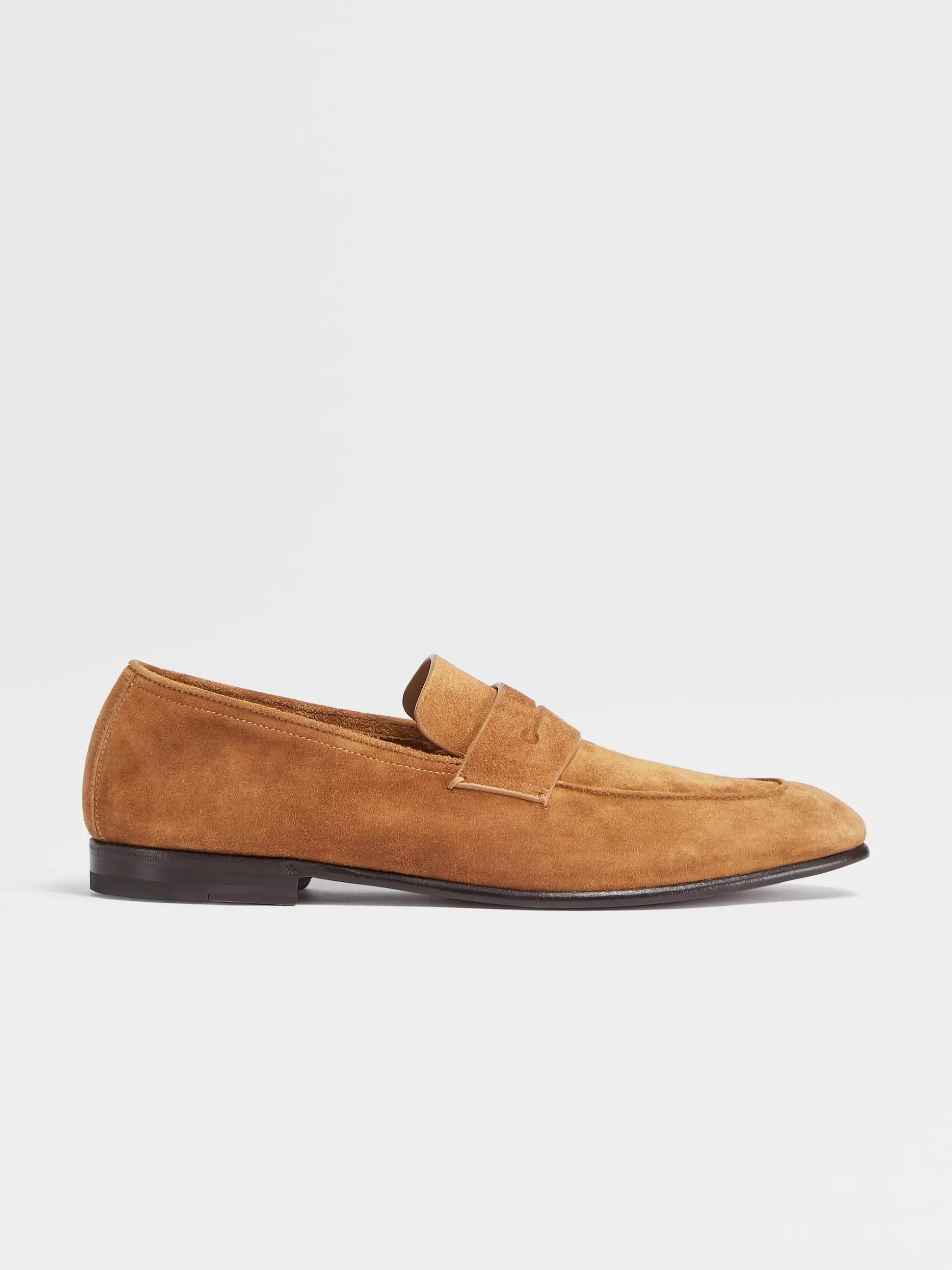 Men ZEGNA Suede L'Asola Loafers