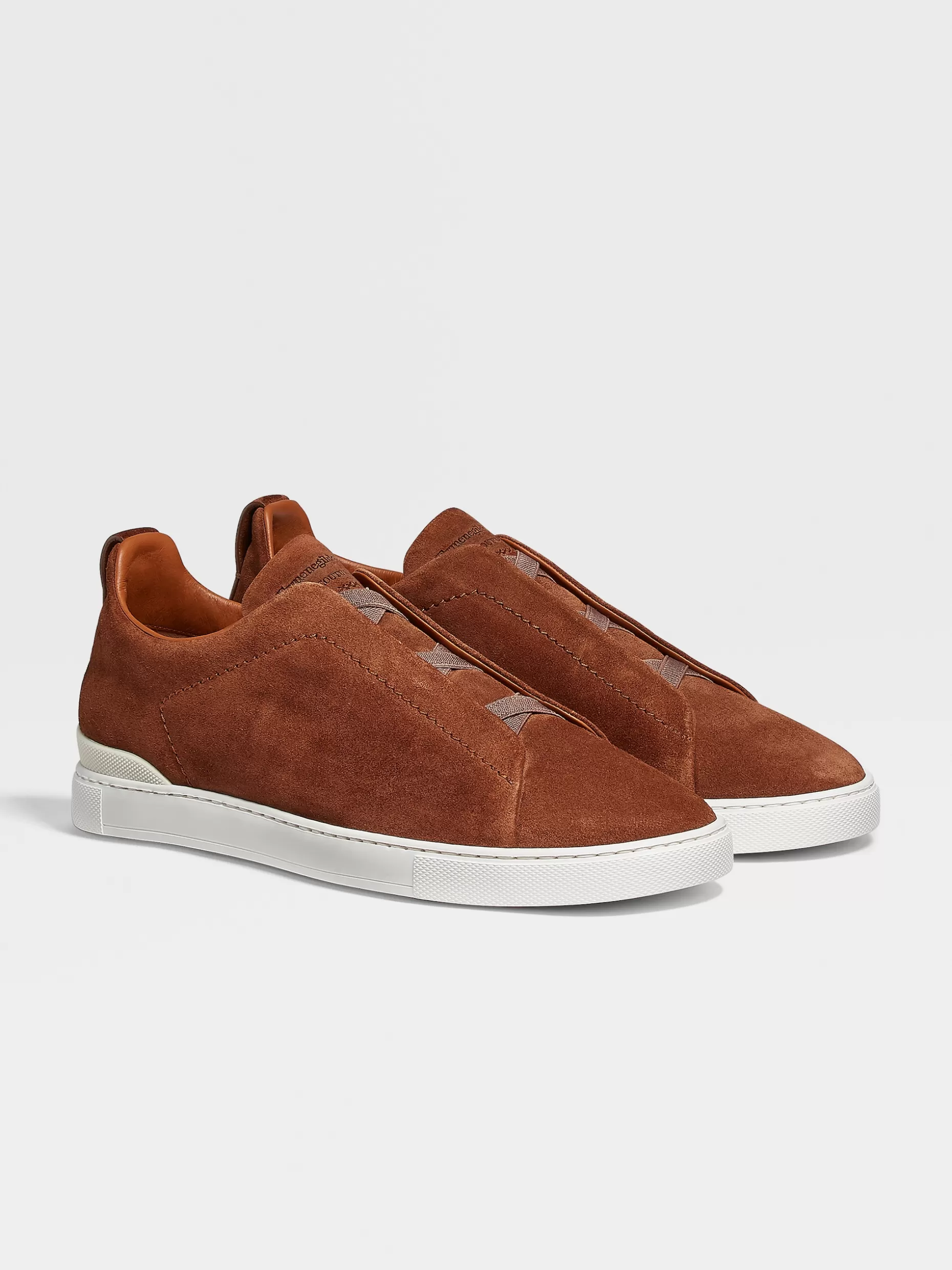 Men ZEGNA Suede Triple Stitch™ Sneakers