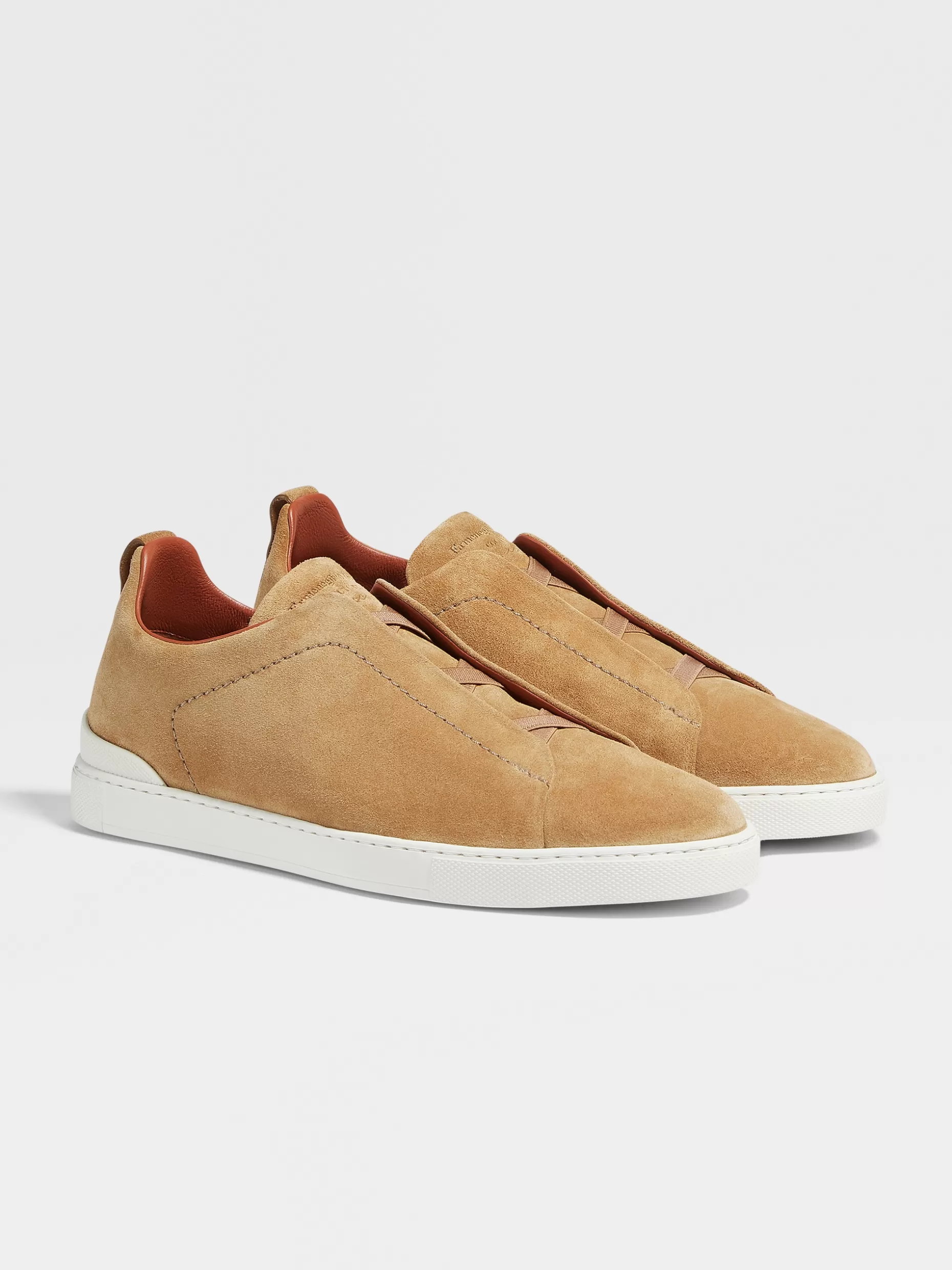 Men ZEGNA Suede Triple Stitch™ Sneakers