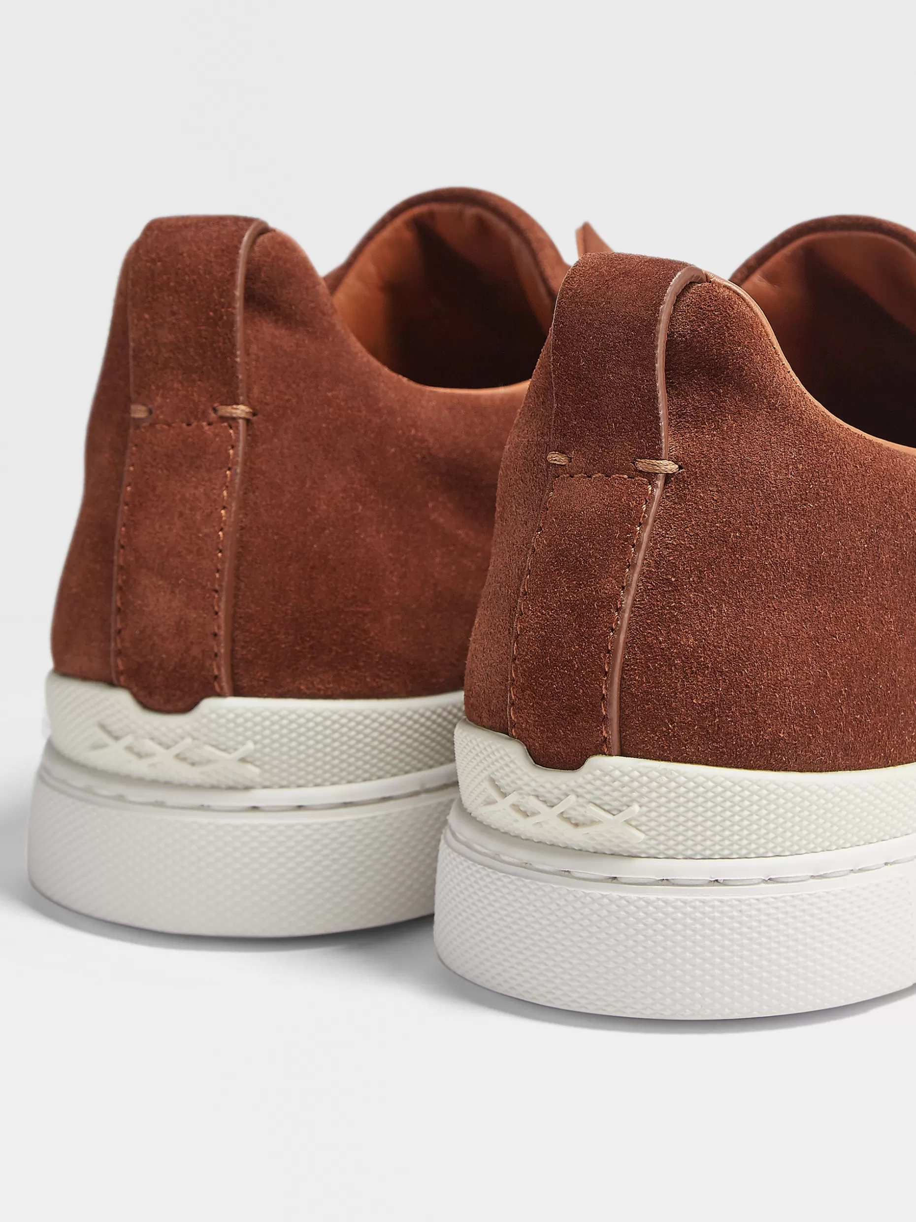 Men ZEGNA Suede Triple Stitch™ Sneakers