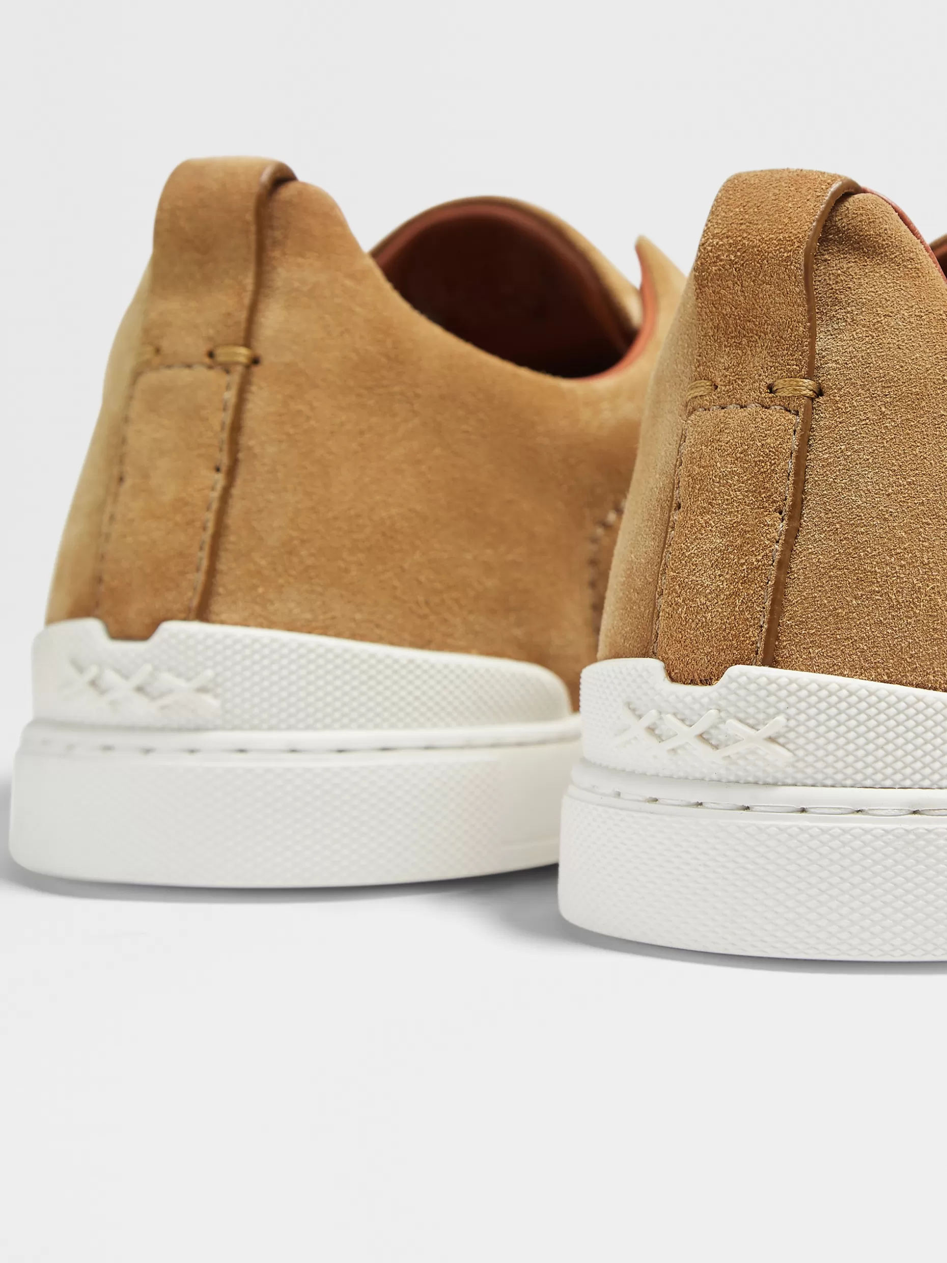 Men ZEGNA Suede Triple Stitch™ Sneakers