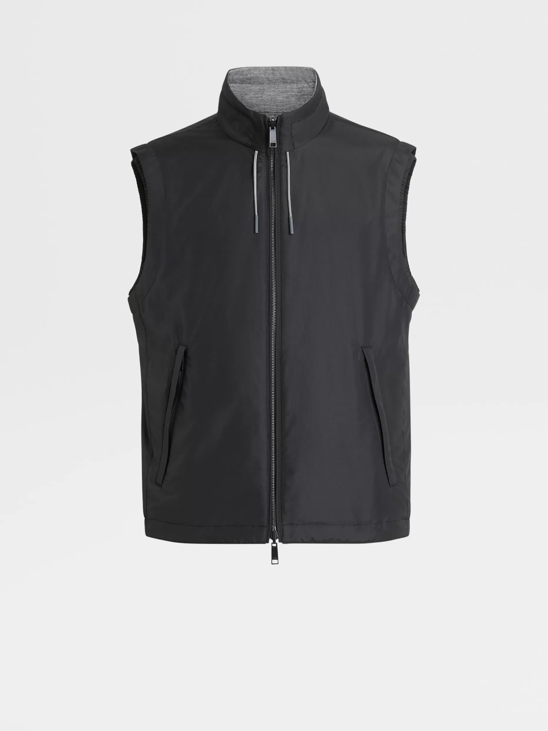 Men ZEGNA Technical Fabric Reversible Vest