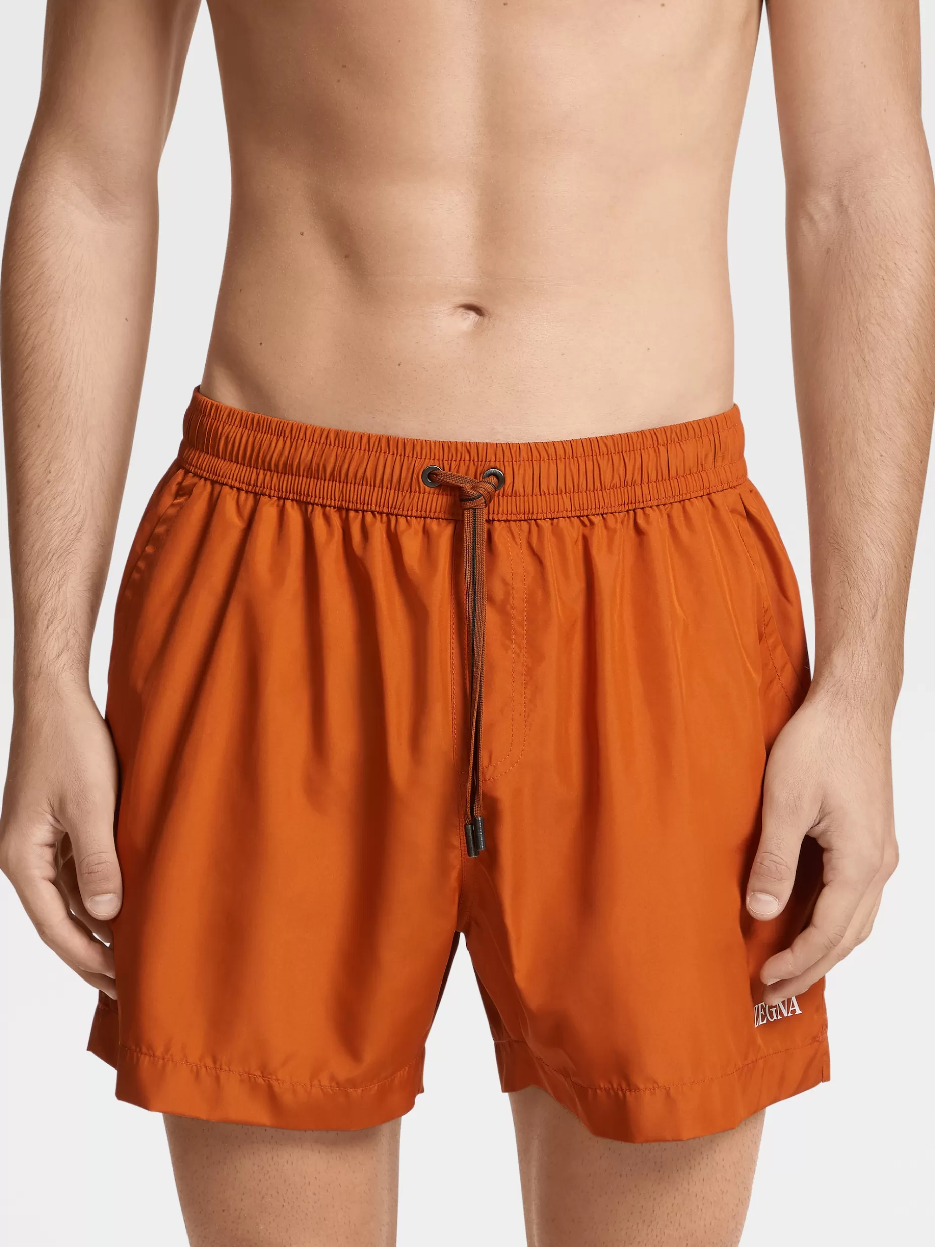 Men ZEGNA Technical Fabric Swim Boxers