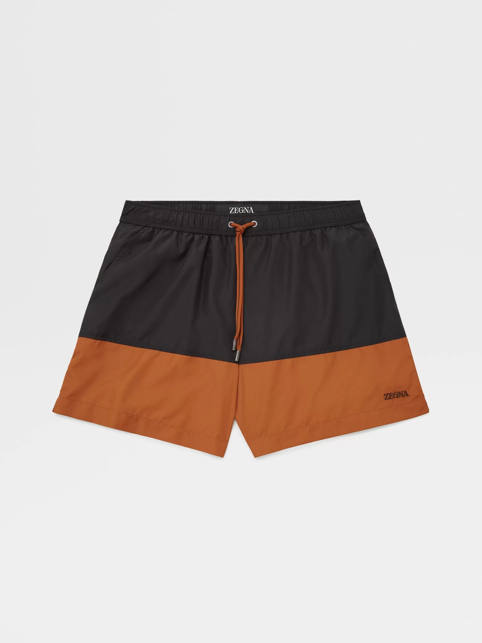 Men ZEGNA Technical Fabric Swim Shorts