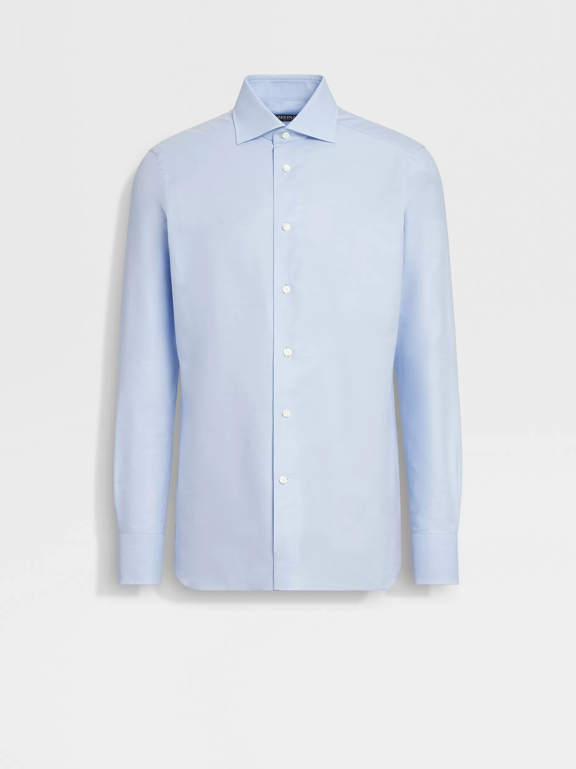 Men ZEGNA Trofeo™ Cotton Long-Sleeve Tailoring Shirt