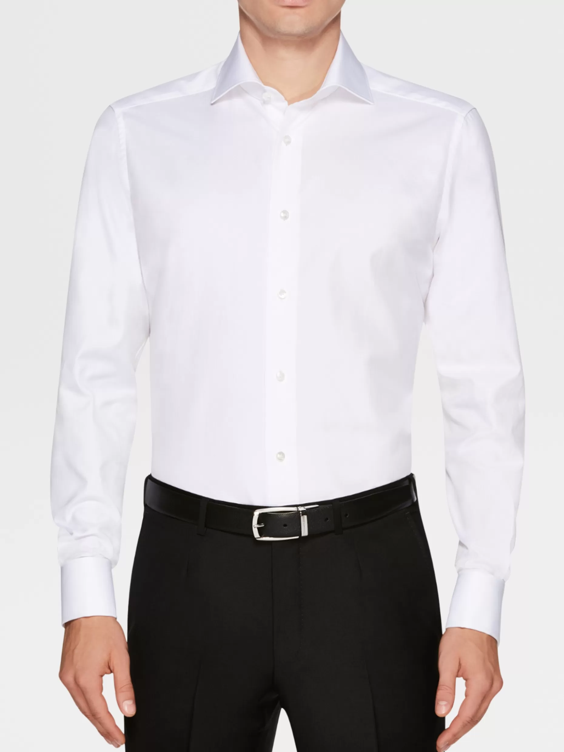 Men ZEGNA Trofeo™ Cotton Tailoring Shirt, Rossini Regular Fit