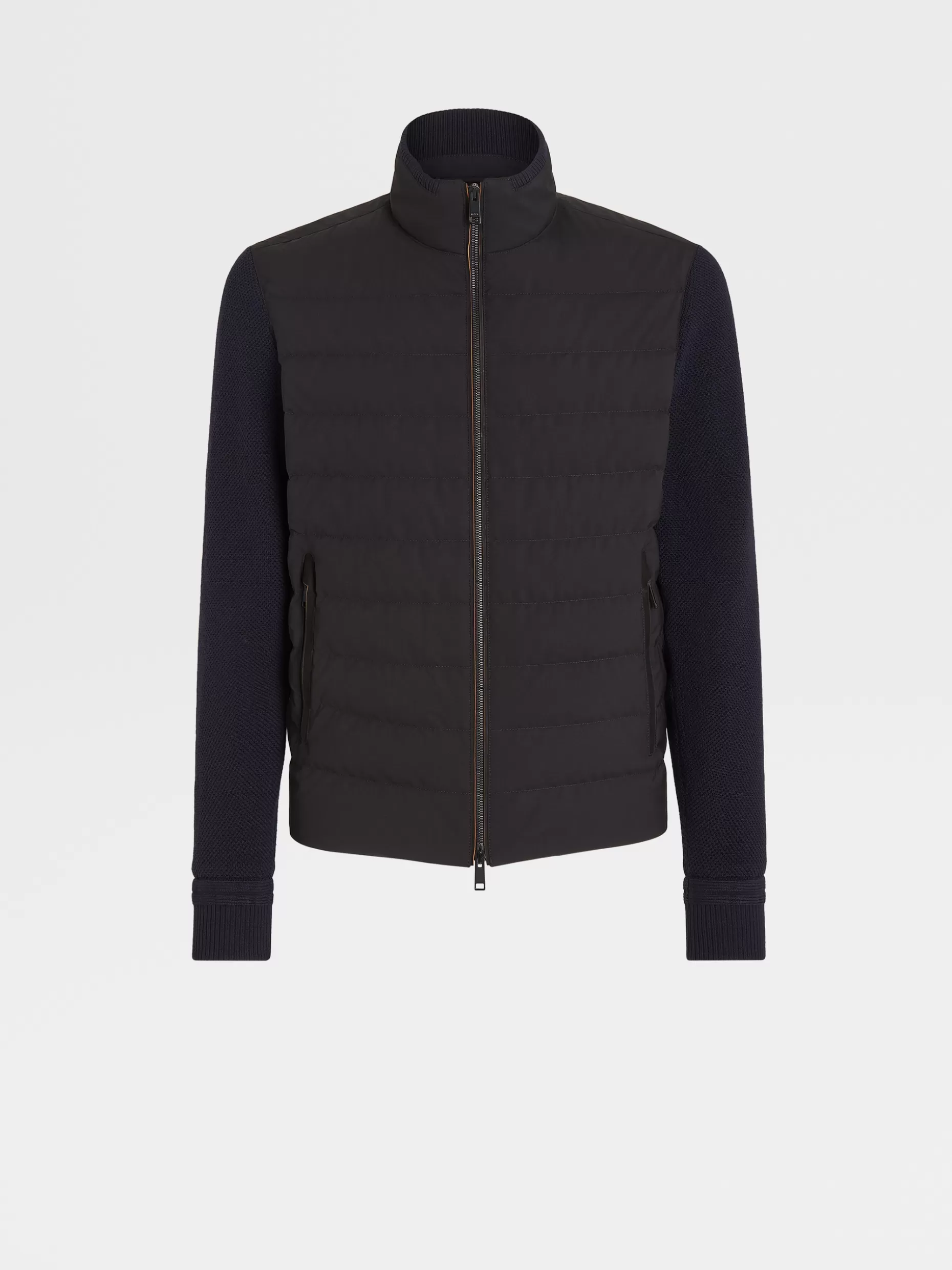 Men ZEGNA Trofeo™ Elements Wool And Cotton Down Hybrid Blouson