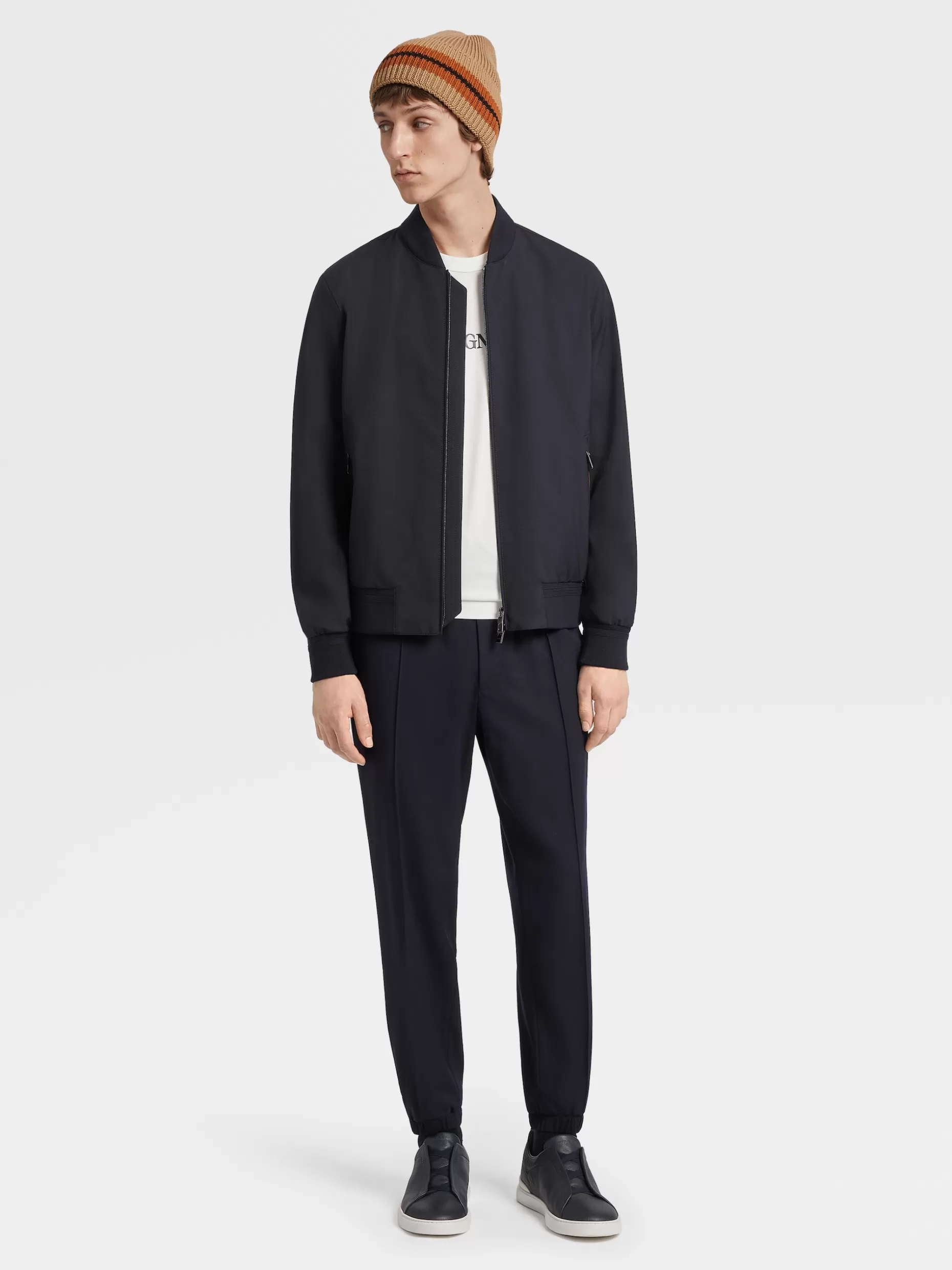 Men ZEGNA Trofeo™ Elements Wool Bomber