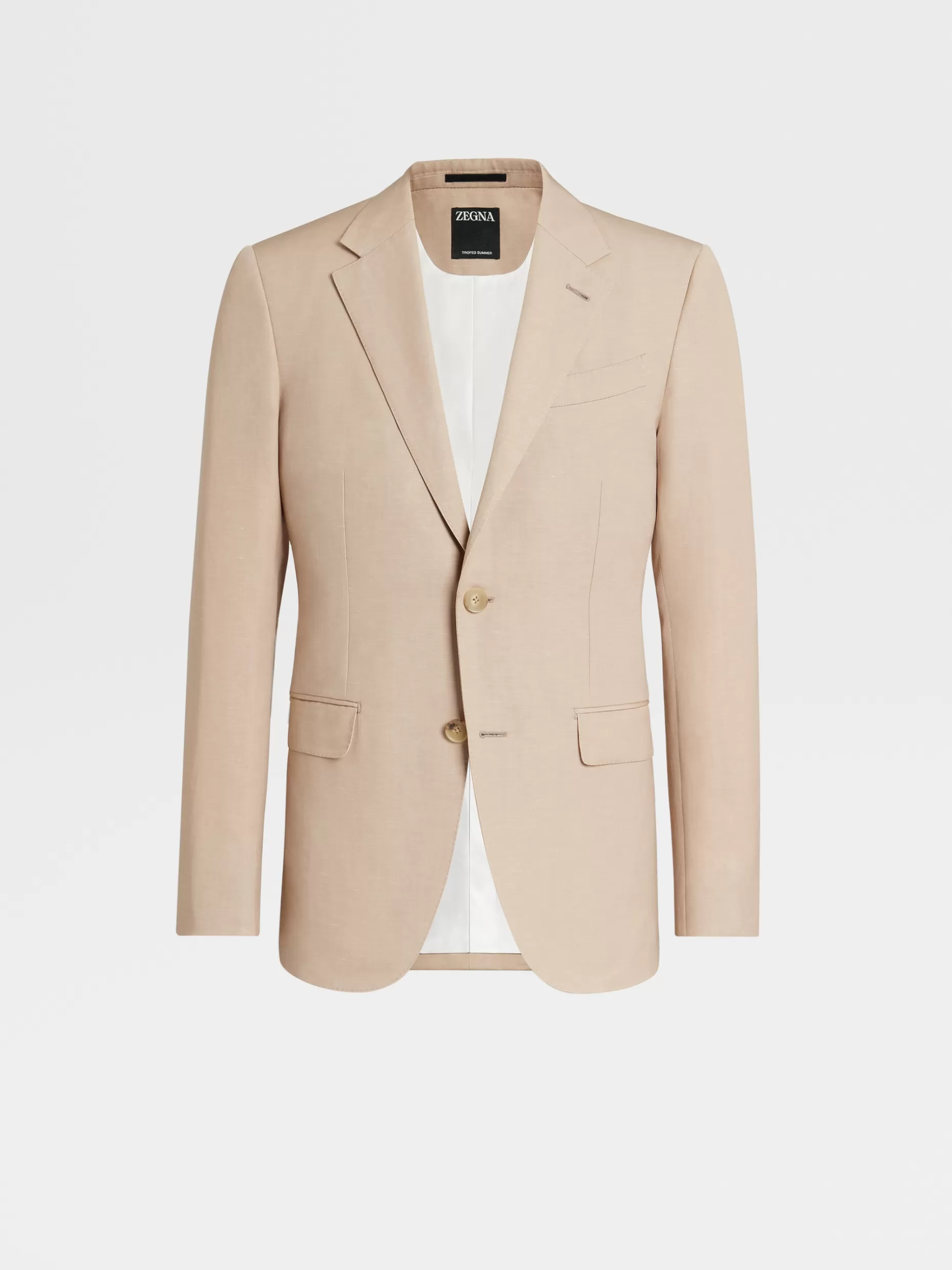 Men ZEGNA Trofeo™ Summer Wool And Linen Jacket