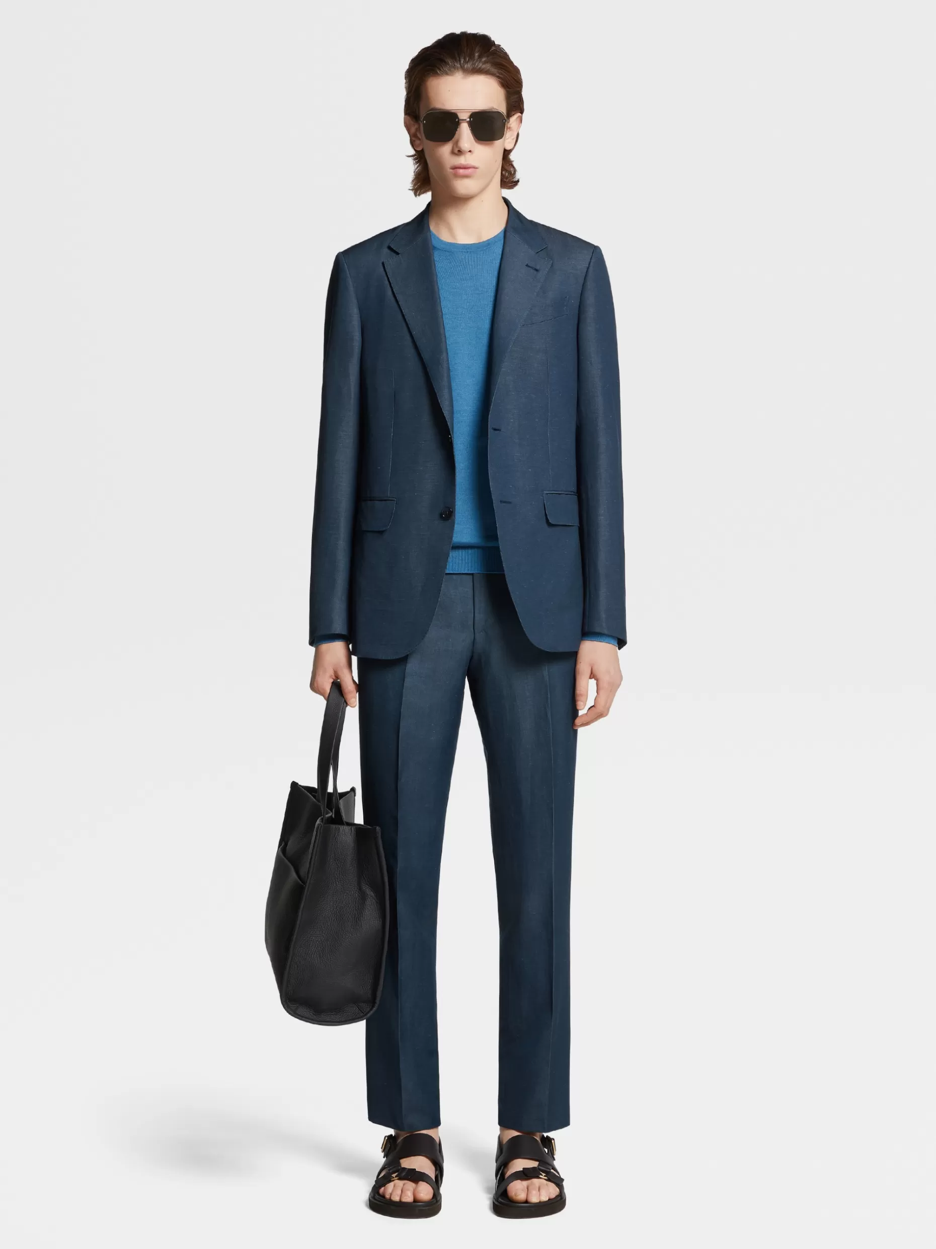 Men ZEGNA Trofeo™ Summer Wool And Linen Jacket