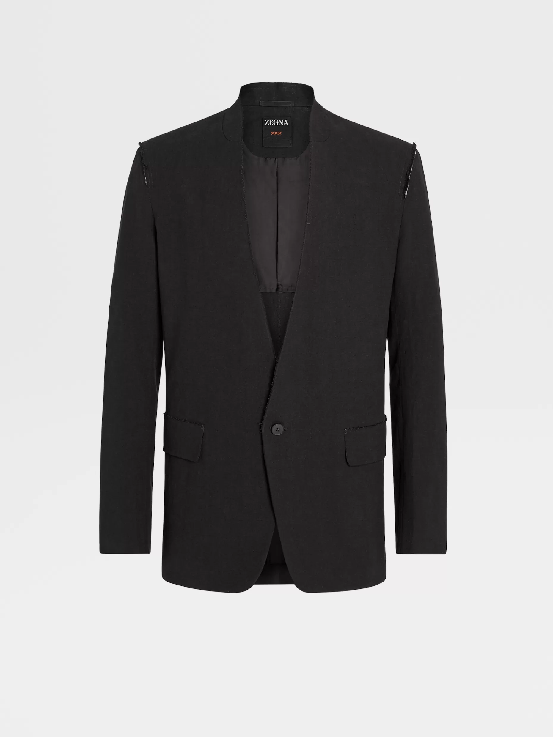 Men ZEGNA Ultralight Silk Fashion Show Jacket