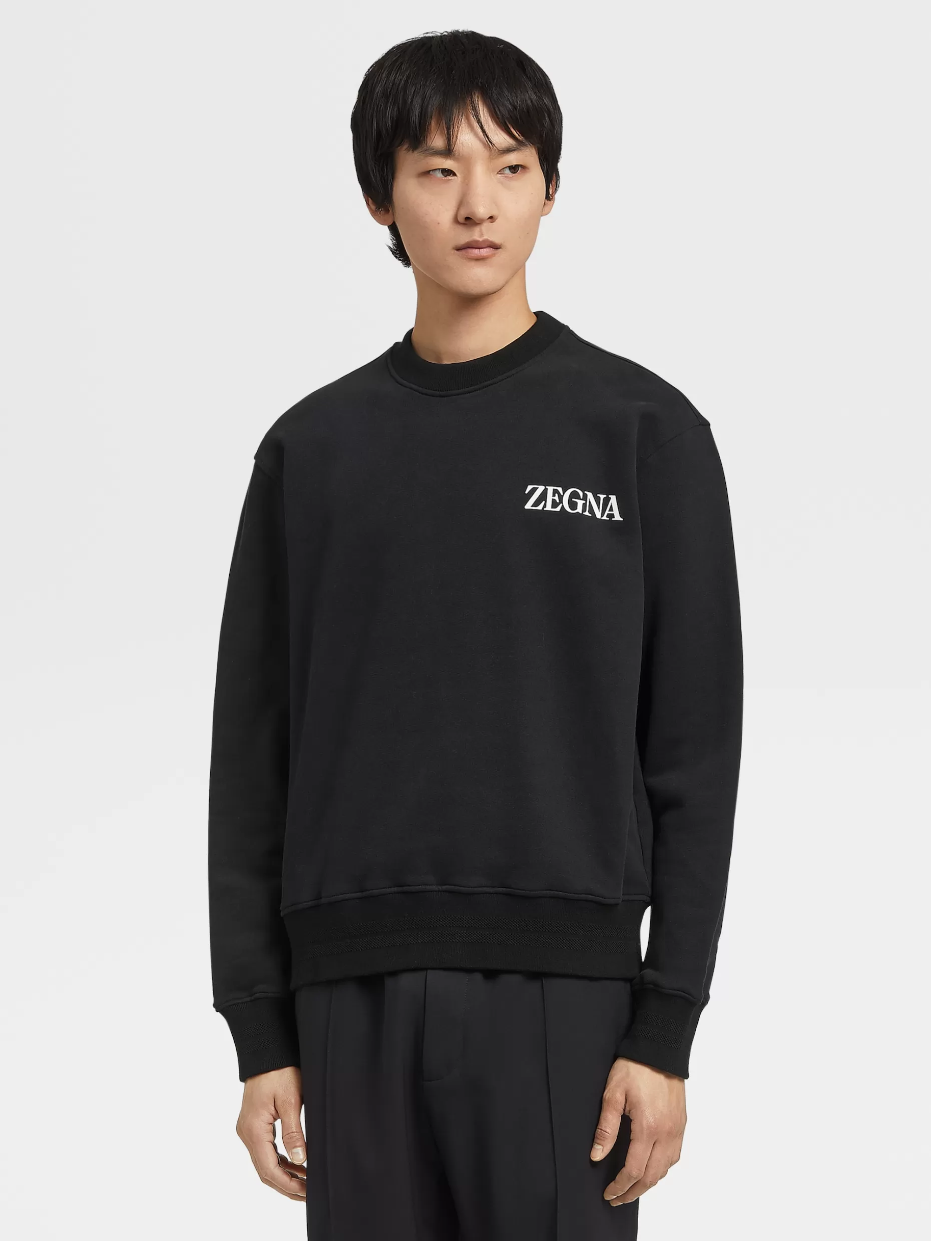 Men ZEGNA #Usetheexisting™ Cotton Crewneck Sweatshirt