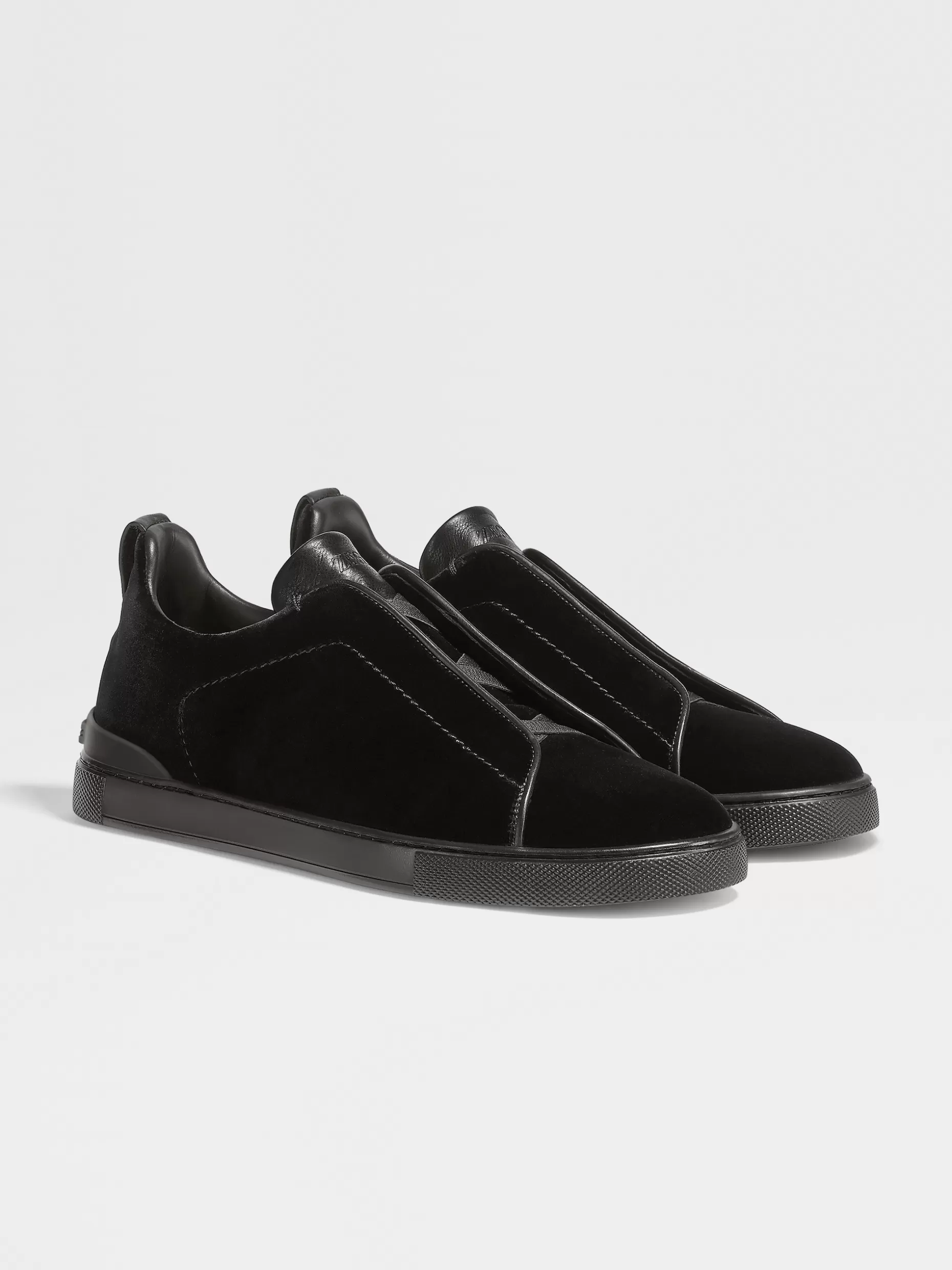 Men ZEGNA Velvet Triple Stitch™ Sneakers