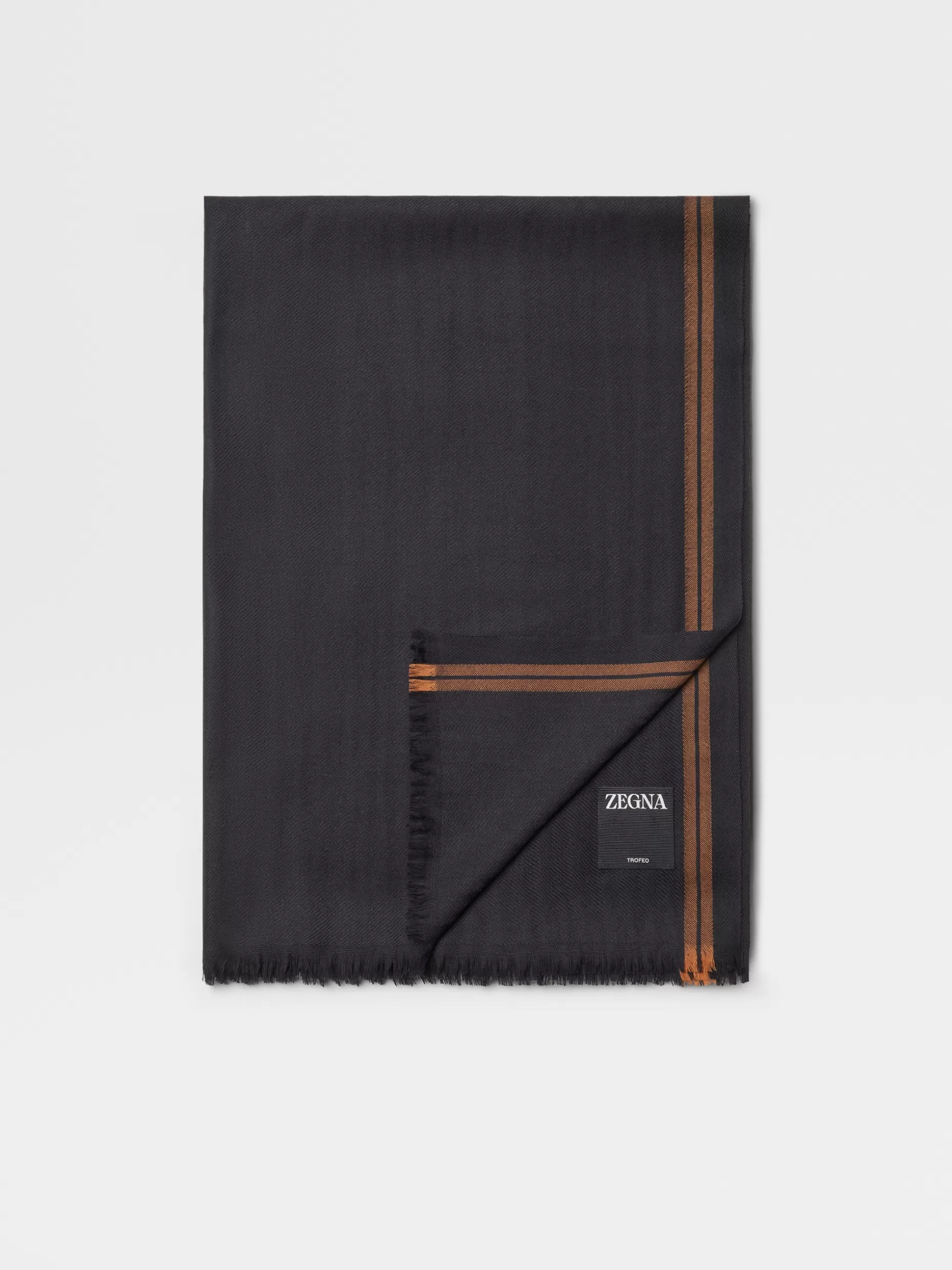 Men ZEGNA Wool And Silk Scarf