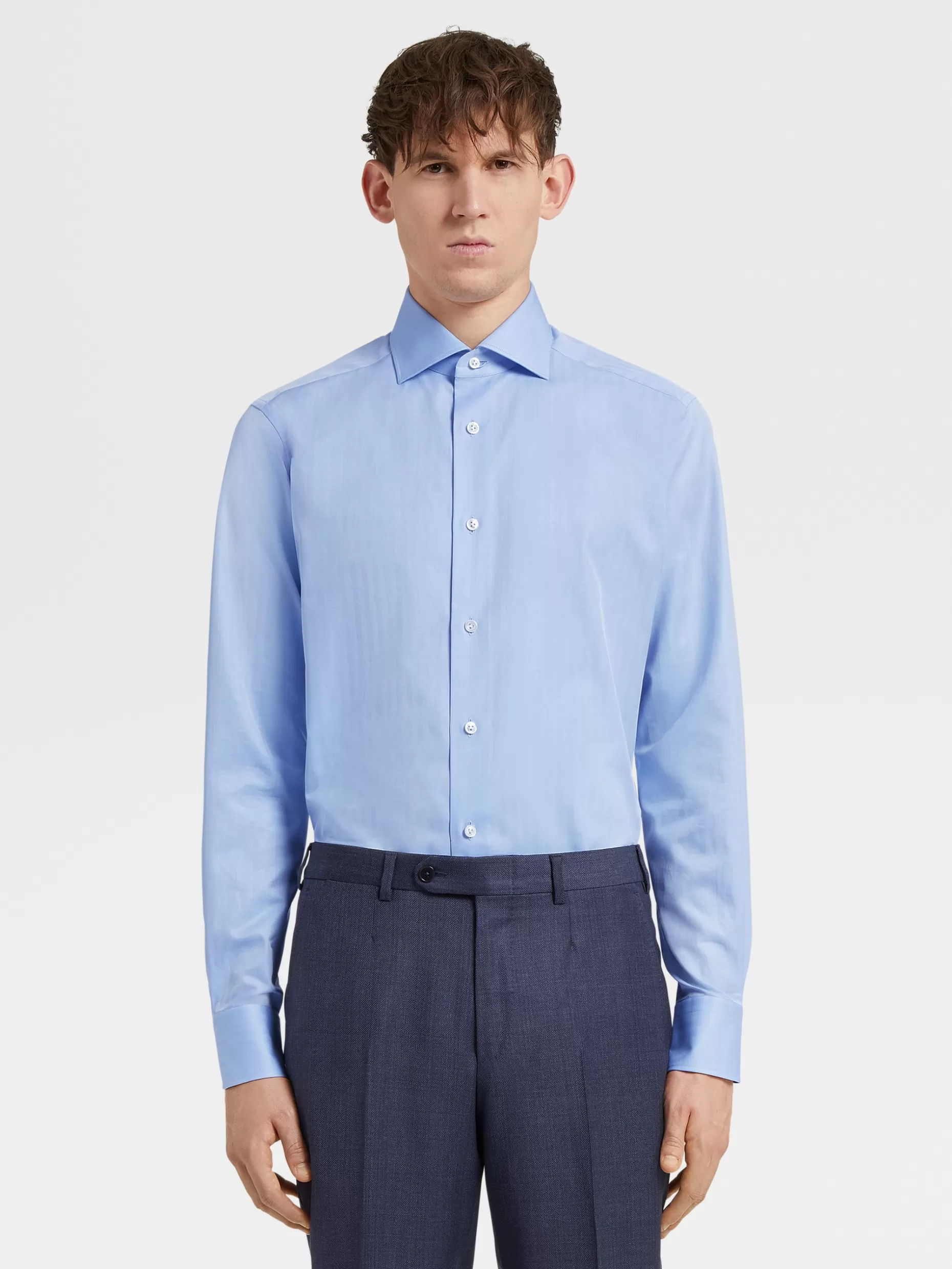 Men ZEGNA Xxx Cotton Shirt